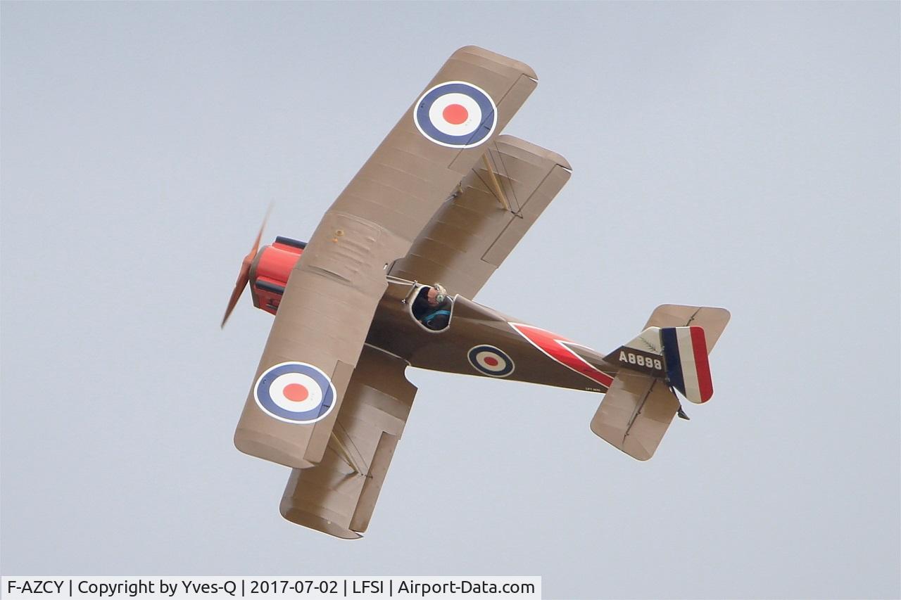 F-AZCY, Royal Aircraft Factory SE-5A Replica C/N 03, Royal Aircraft Factory SE-5A Replica, On display, St Dizier-Robinson Air Base 113 (LFSI) Open day 2017