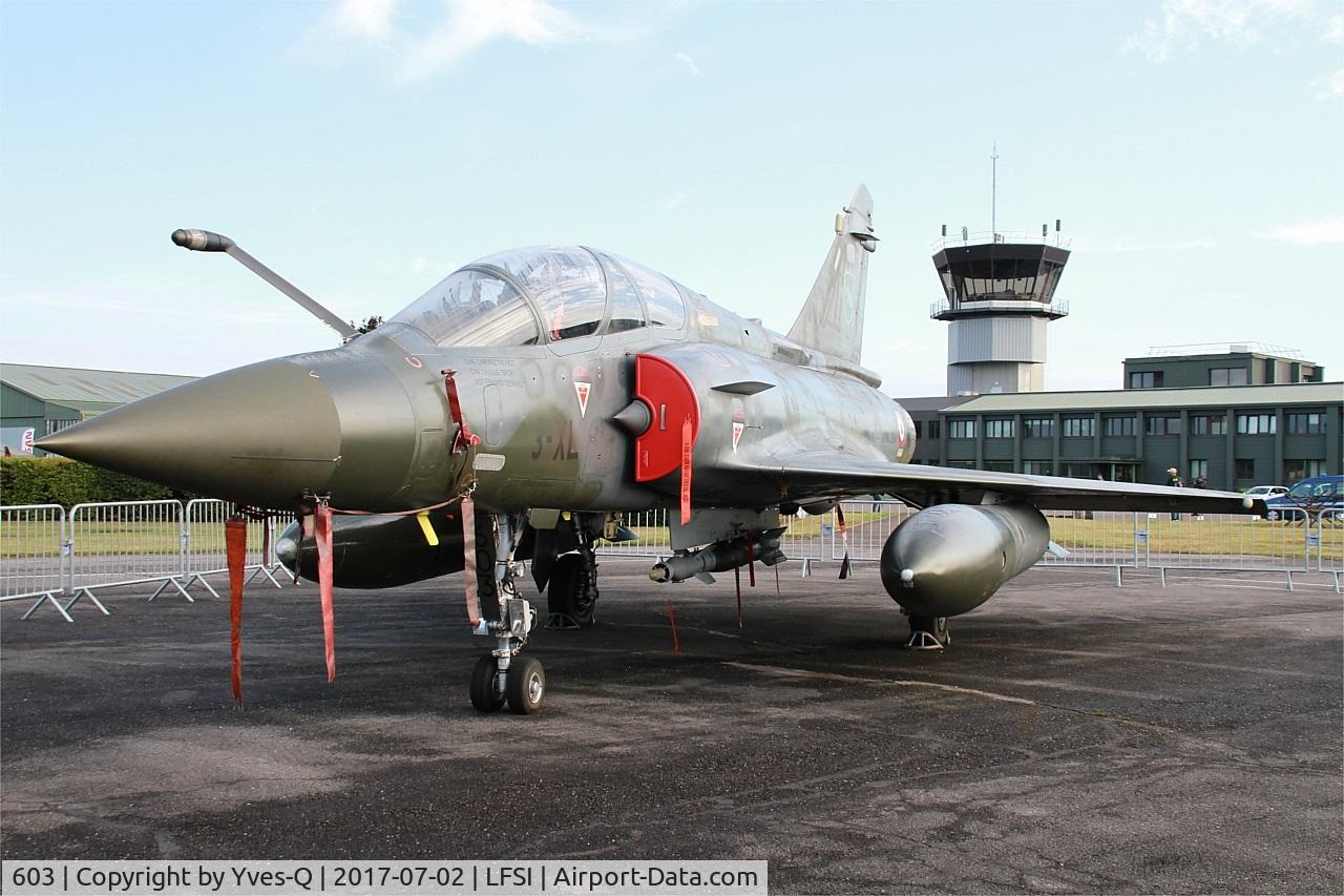 603, Dassault Mirage 2000D C/N 394, Dassault Mirage 2000D, Static display, St Dizier-Robinson Air Base 113 (LFSI) Open day 2017