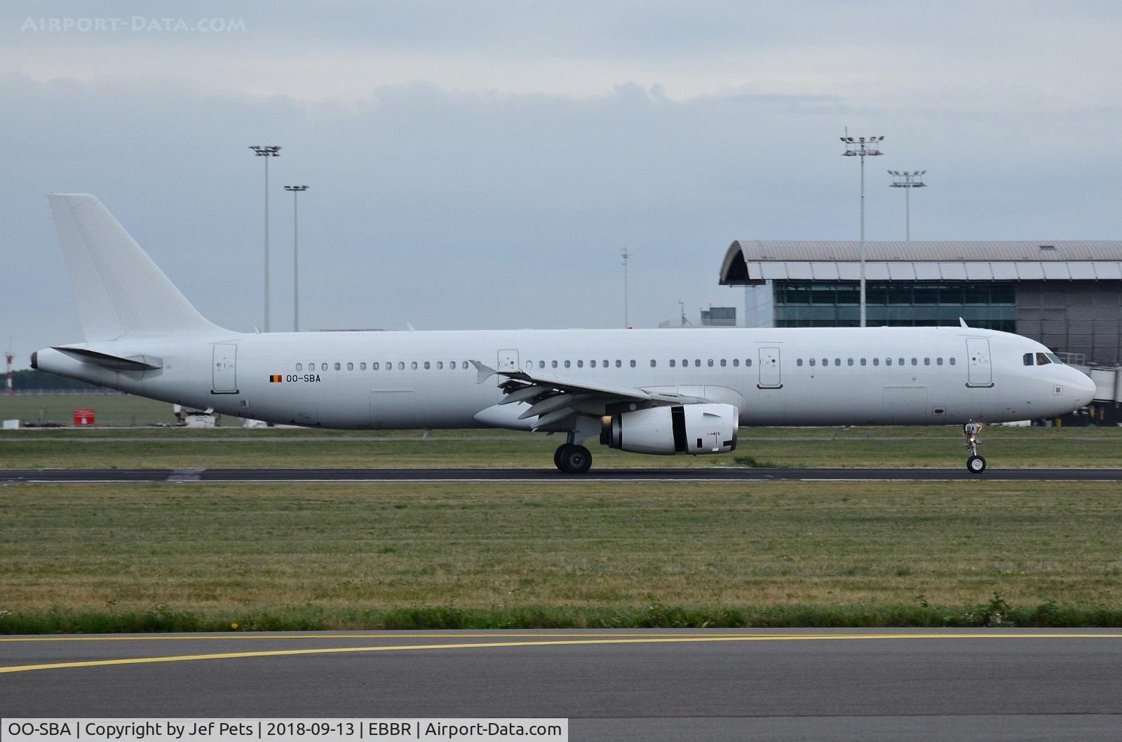 OO-SBA, 2006 Airbus A321-231 C/N 2730, At Brussels.