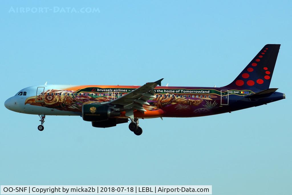 OO-SNF, 2006 Airbus A320-214 C/N 2810, Landing