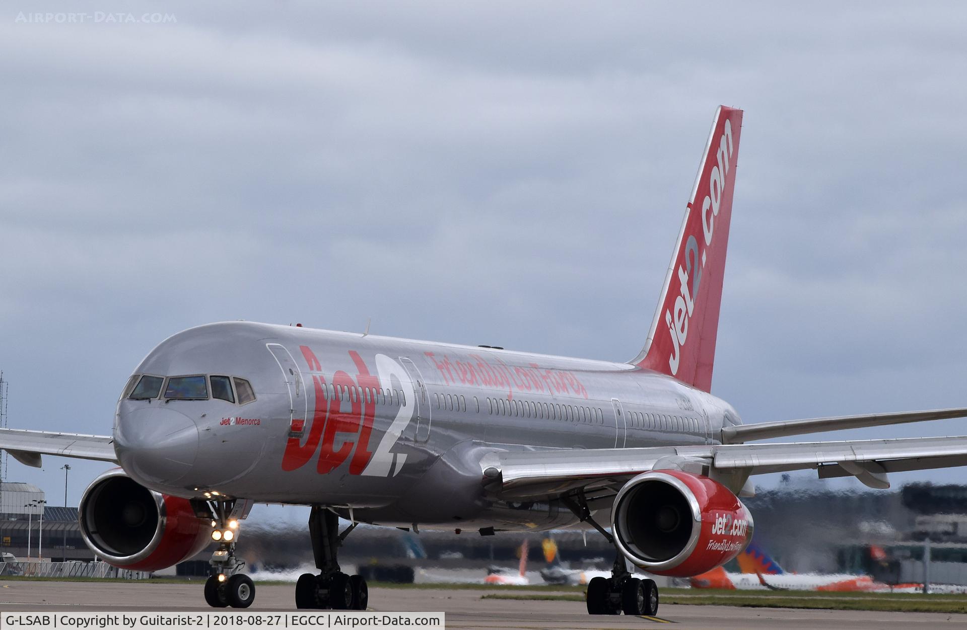 G-LSAB, 1988 Boeing 757-27B C/N 24136, At Manchester