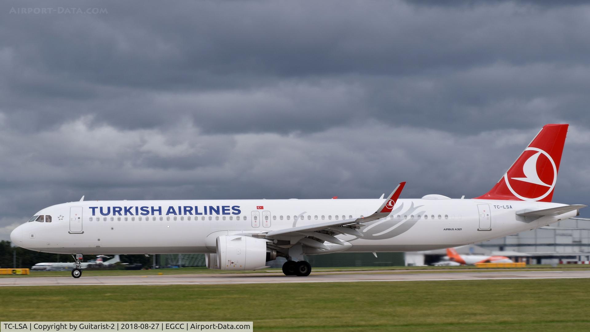 TC-LSA, 2018 Airbus A321-271NX C/N 8155, At Manchester