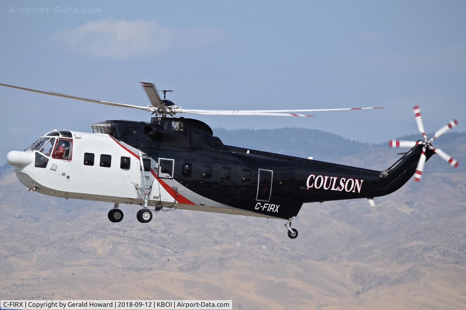 C-FIRX, 1964 Sikorsky S-61 N-3 C/N 61257, Landing RWY 28L.