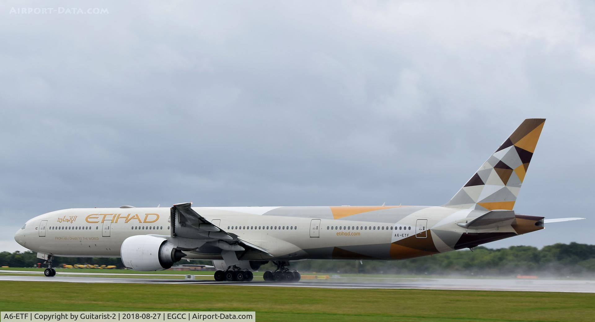 A6-ETF, 2009 Boeing 777-3FX/ER C/N 39700, At Manchester