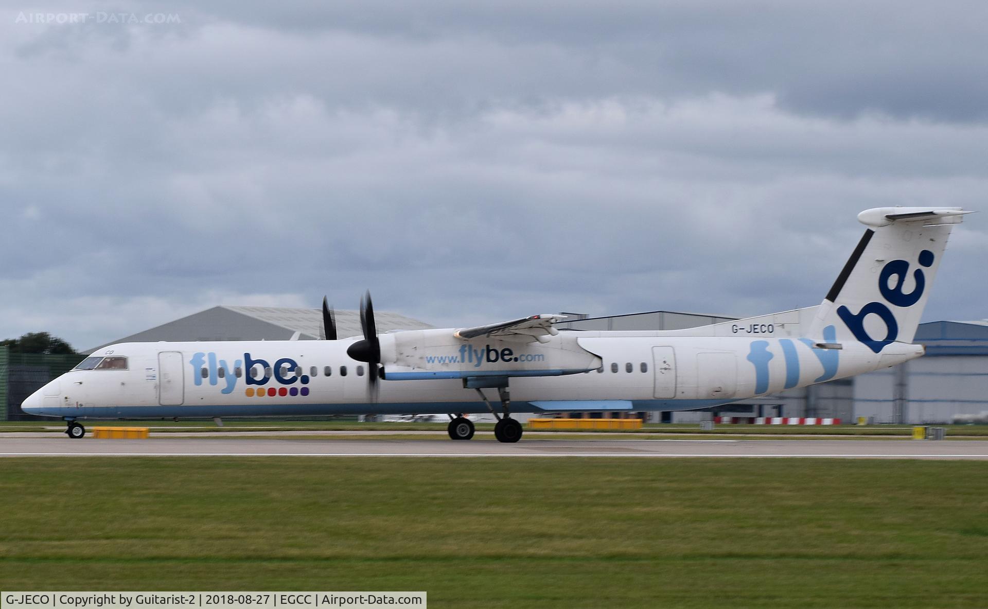 G-JECO, 2006 De Havilland Canada DHC-8-402Q Dash 8 C/N 4126, At Manchester