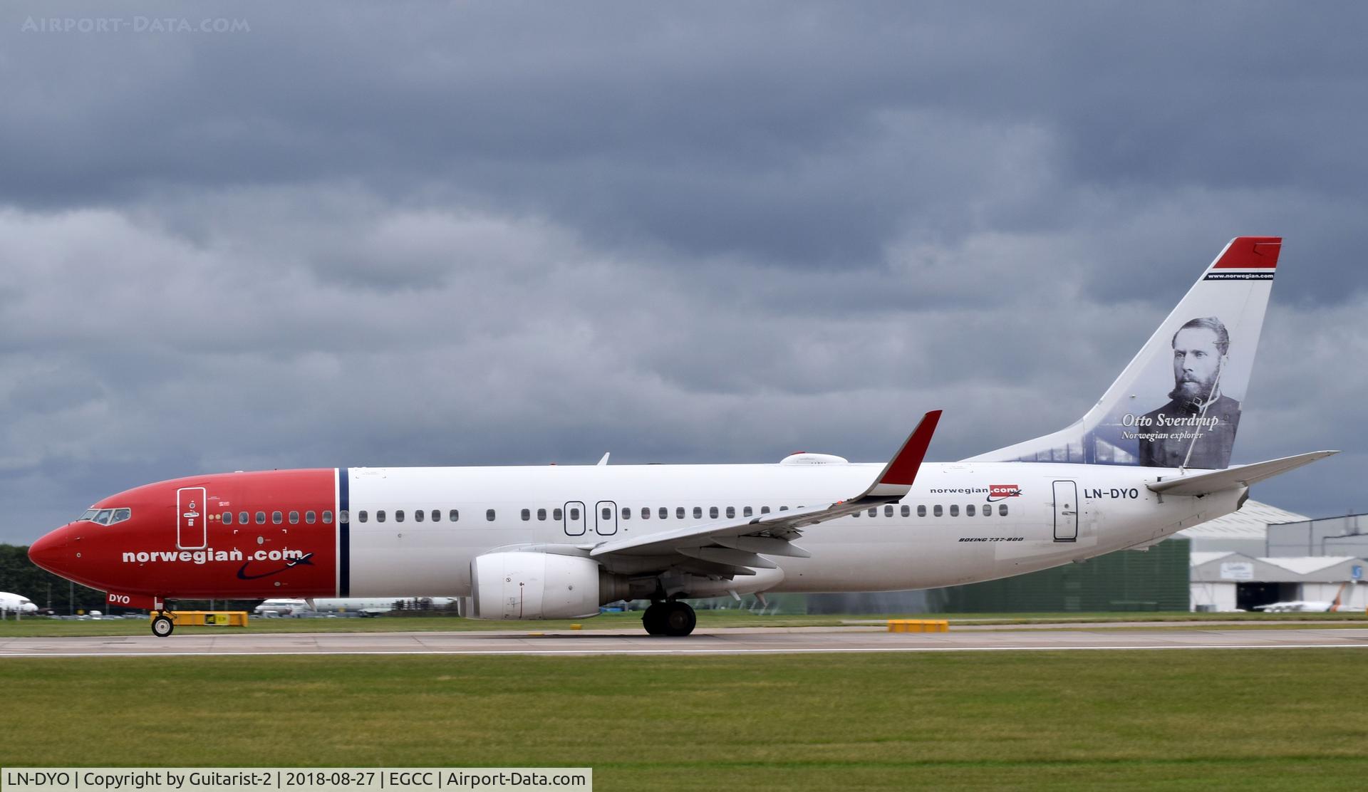 LN-DYO, 2011 Boeing 737-8JP C/N 40868, At Manchester