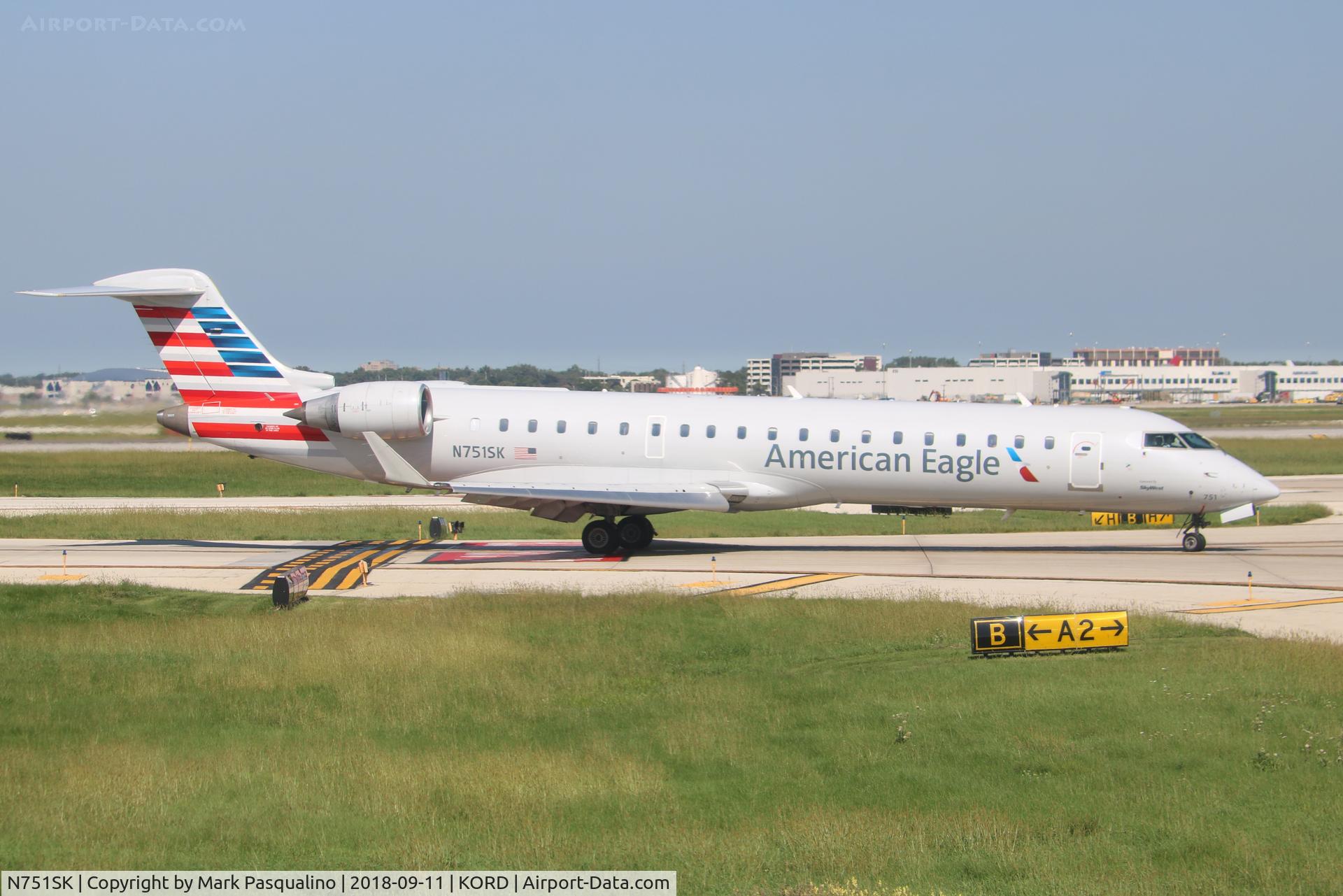 N751SK, 2005 Bombardier CRJ-701ER (CL-600-2C10) Regional Jet C/N 10208, CL-600-2C10
