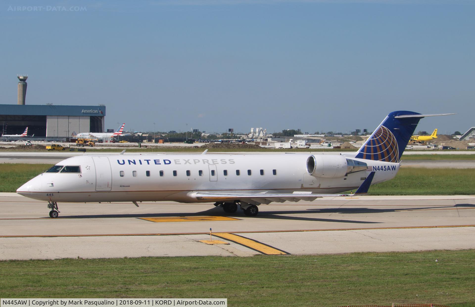 N445AW, 2003 Bombardier CRJ-200LR (CL-600-2B19) C/N 7804, CL-600-2B19