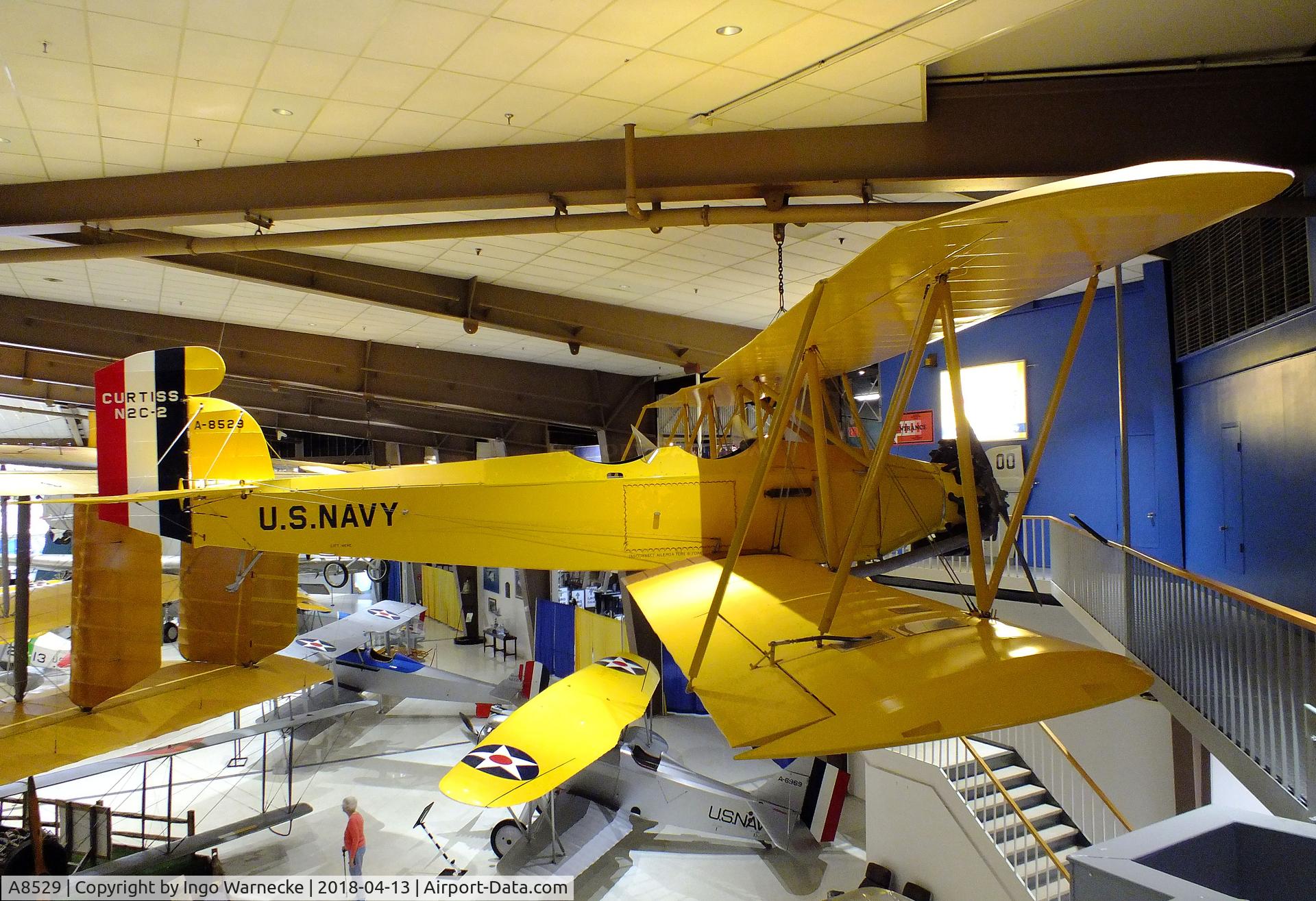 A8529, 1929 Curtiss N2C-2 Fledgling C/N 4, Curtiss N2C-2 Fledgling at the NMNA, Pensacola FL