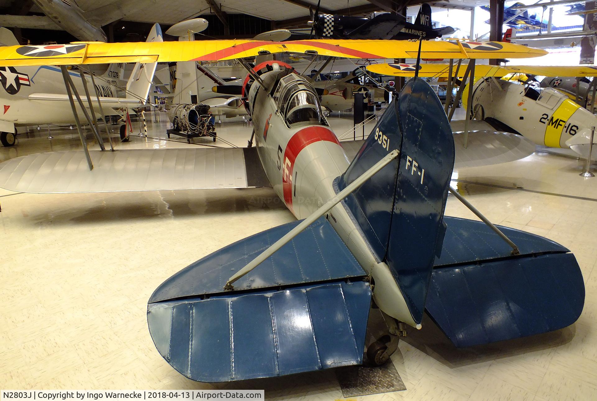 N2803J, Grumman G.23 C/N 101, Grumman G.23, presented as FF-1 A9351 at the NMNA, Pensacola FL