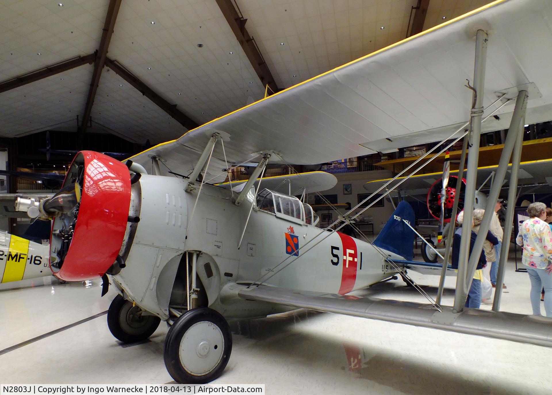 N2803J, Grumman G.23 C/N 101, Grumman G.23, presented as FF-1 A9351 at the NMNA, Pensacola FL