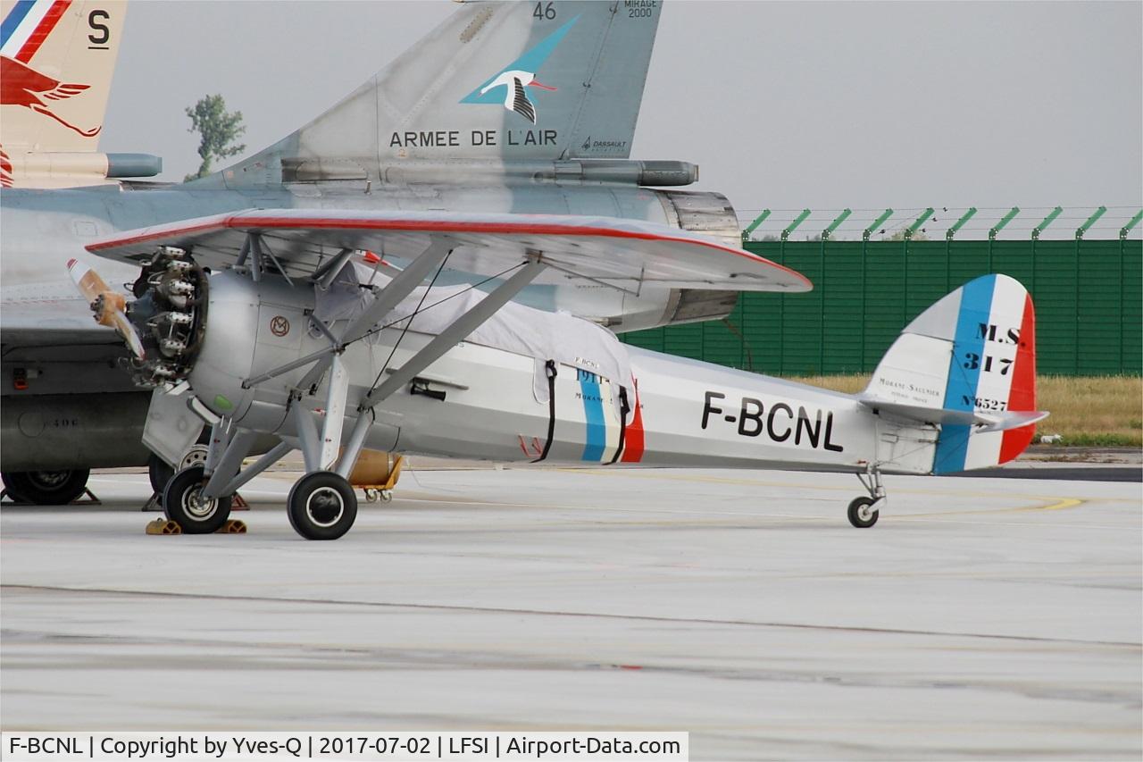 F-BCNL, Morane-Saulnier MS.317 C/N 6527, Morane-Saulnier MS.317, Static display, St Dizier-Robinson Air Base 113 (LFSI) Open day 2017