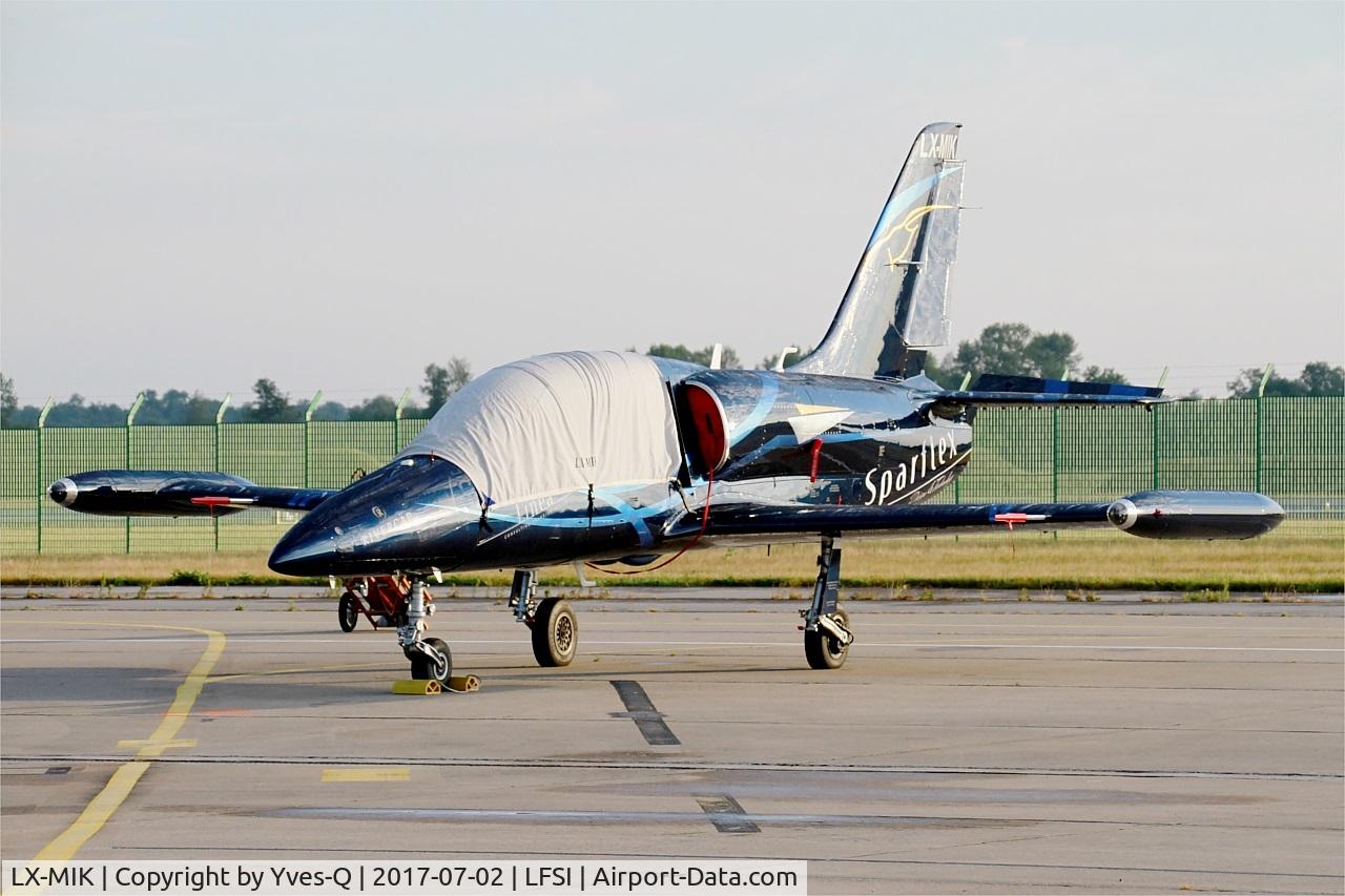 LX-MIK, Aero L-39C Albatros C/N 432936, Aero L-39C Albatros, Sparflex french team, Flight line, St Dizier-Robinson Air Base 113 (LFSI) Open day 2017