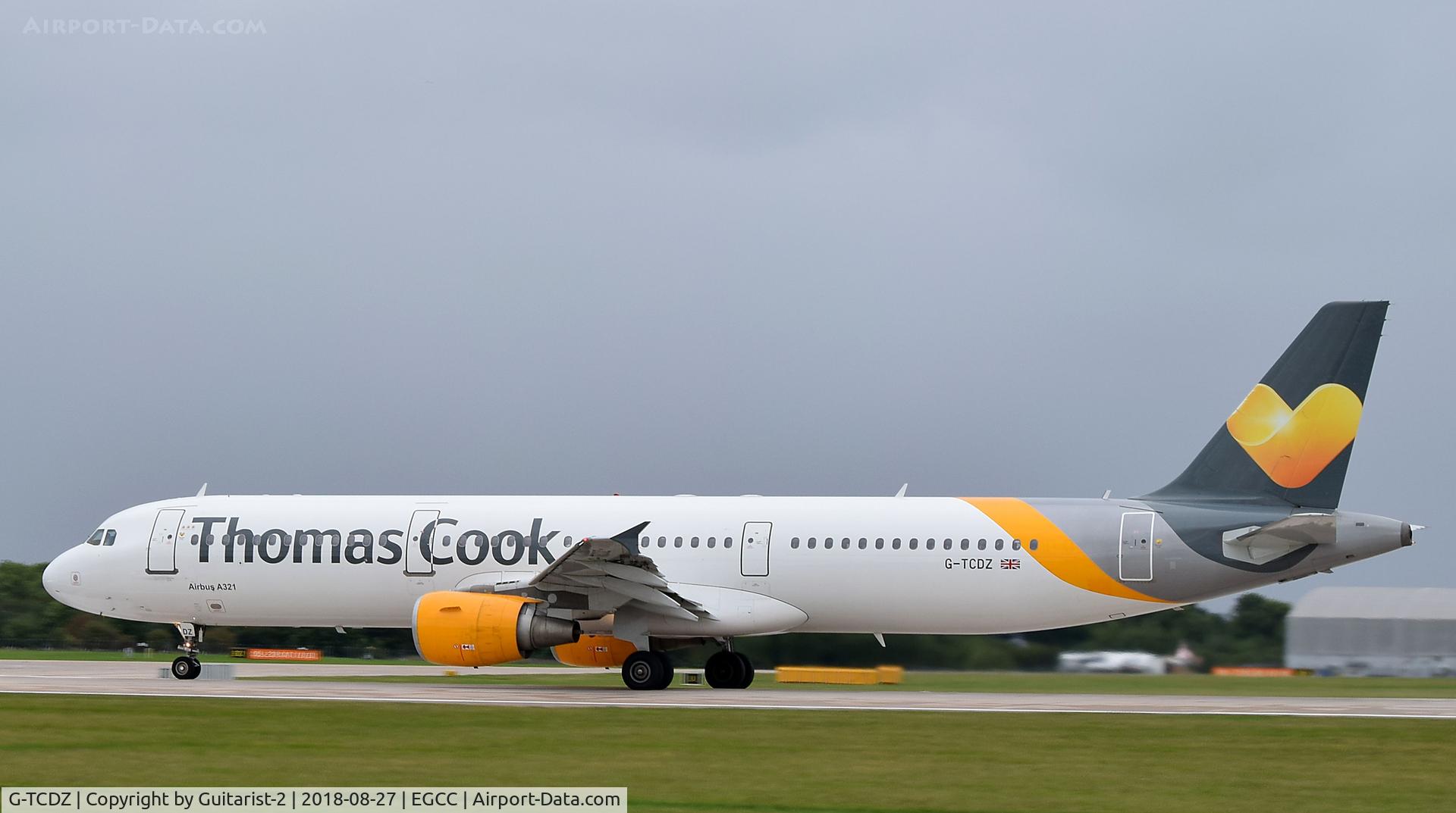 G-TCDZ, 1999 Airbus A321-211 C/N 1006, At Manchester