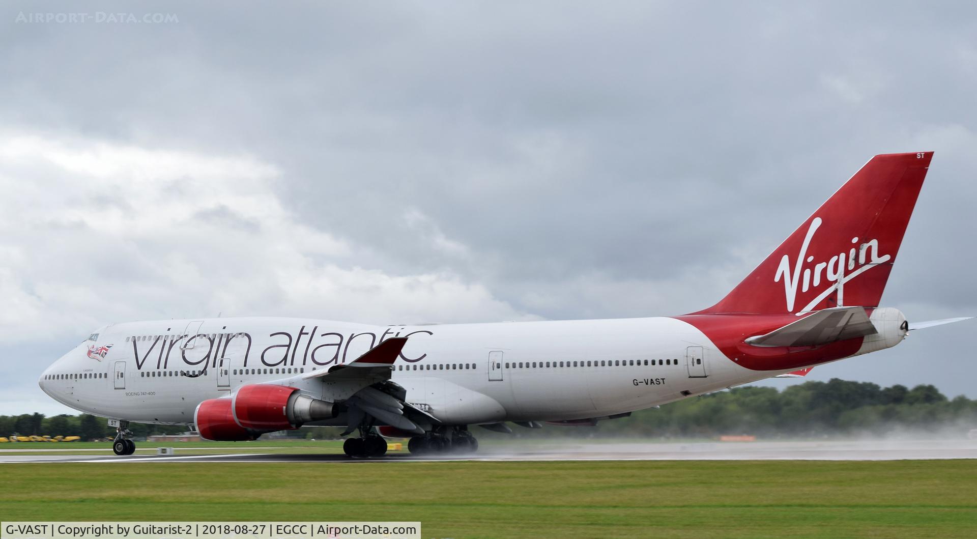 G-VAST, 1997 Boeing 747-41R C/N 28757, At Manchester