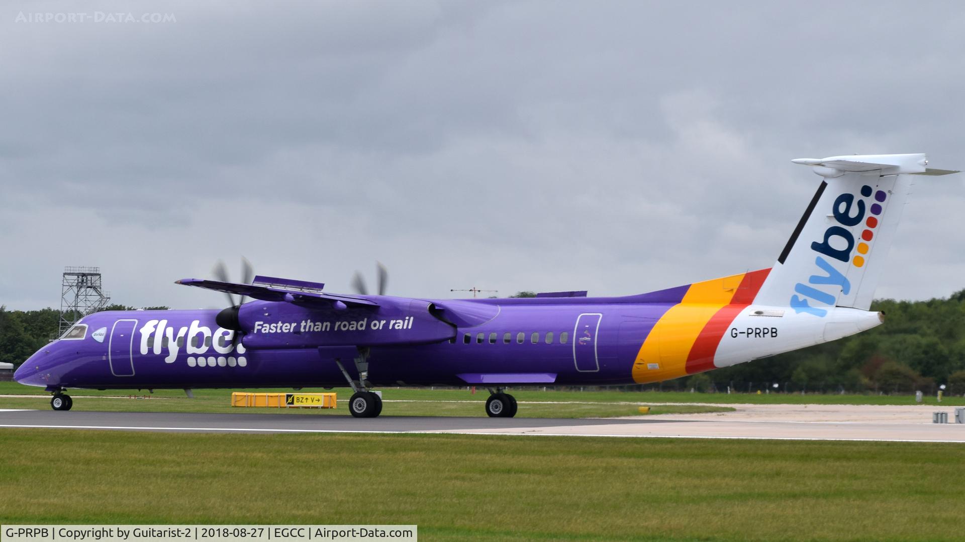 G-PRPB, 2010 Bombardier DHC-8-402 Dash 8 C/N 4333, At Manchester
