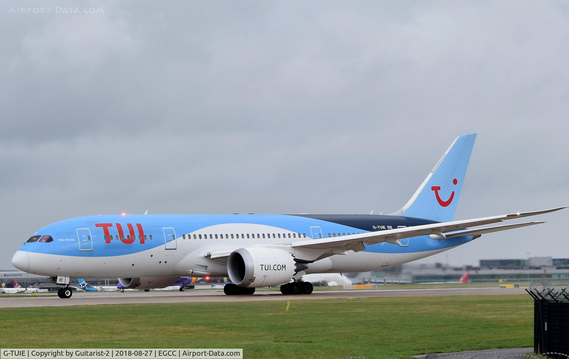 G-TUIE, 2014 Boeing 787-8 Dreamliner C/N 37227, At Manchester