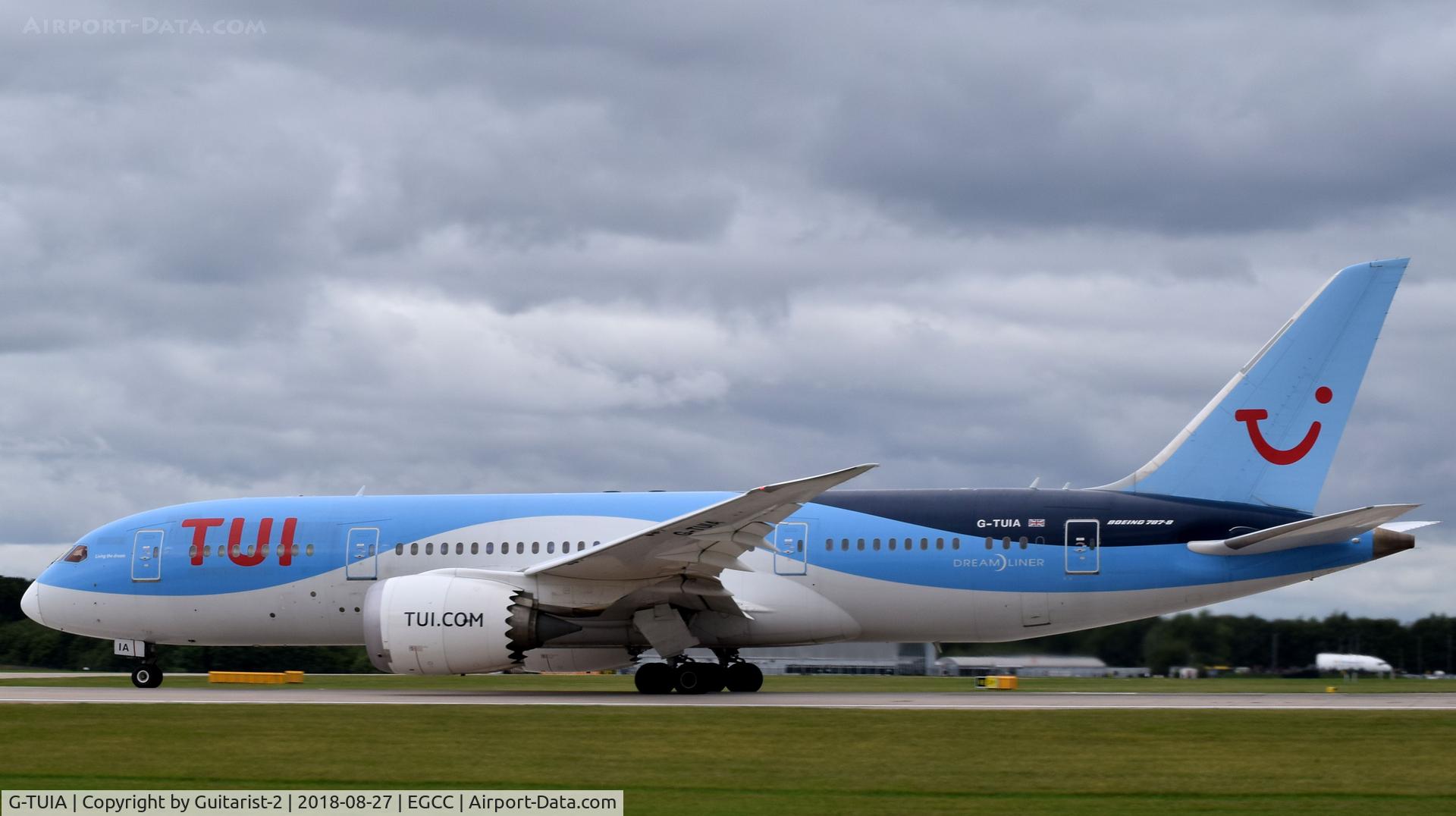G-TUIA, 2013 Boeing 787-8 Dreamliner C/N 34422, At Manchester