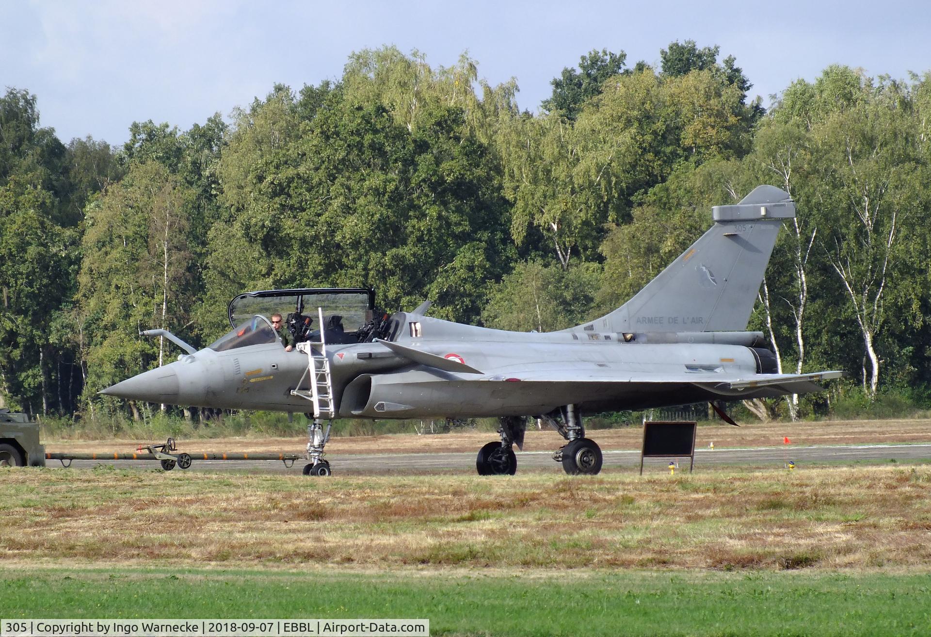305, Dassault Rafale B C/N 305, Dassault Rafale B of the AdlA at the 2018 BAFD spotters day, Kleine Brogel airbase