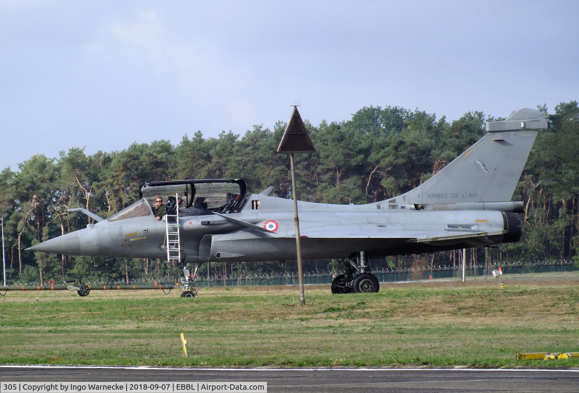 305, Dassault Rafale B C/N 305, Dassault Rafale B of the AdlA at the 2018 BAFD spotters day, Kleine Brogel airbase