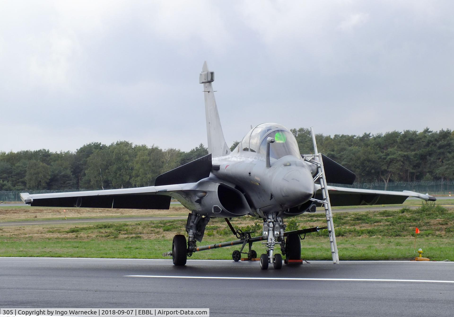 305, Dassault Rafale B C/N 305, Dassault Rafale B of the AdlA at the 2018 BAFD spotters day, Kleine Brogel airbase