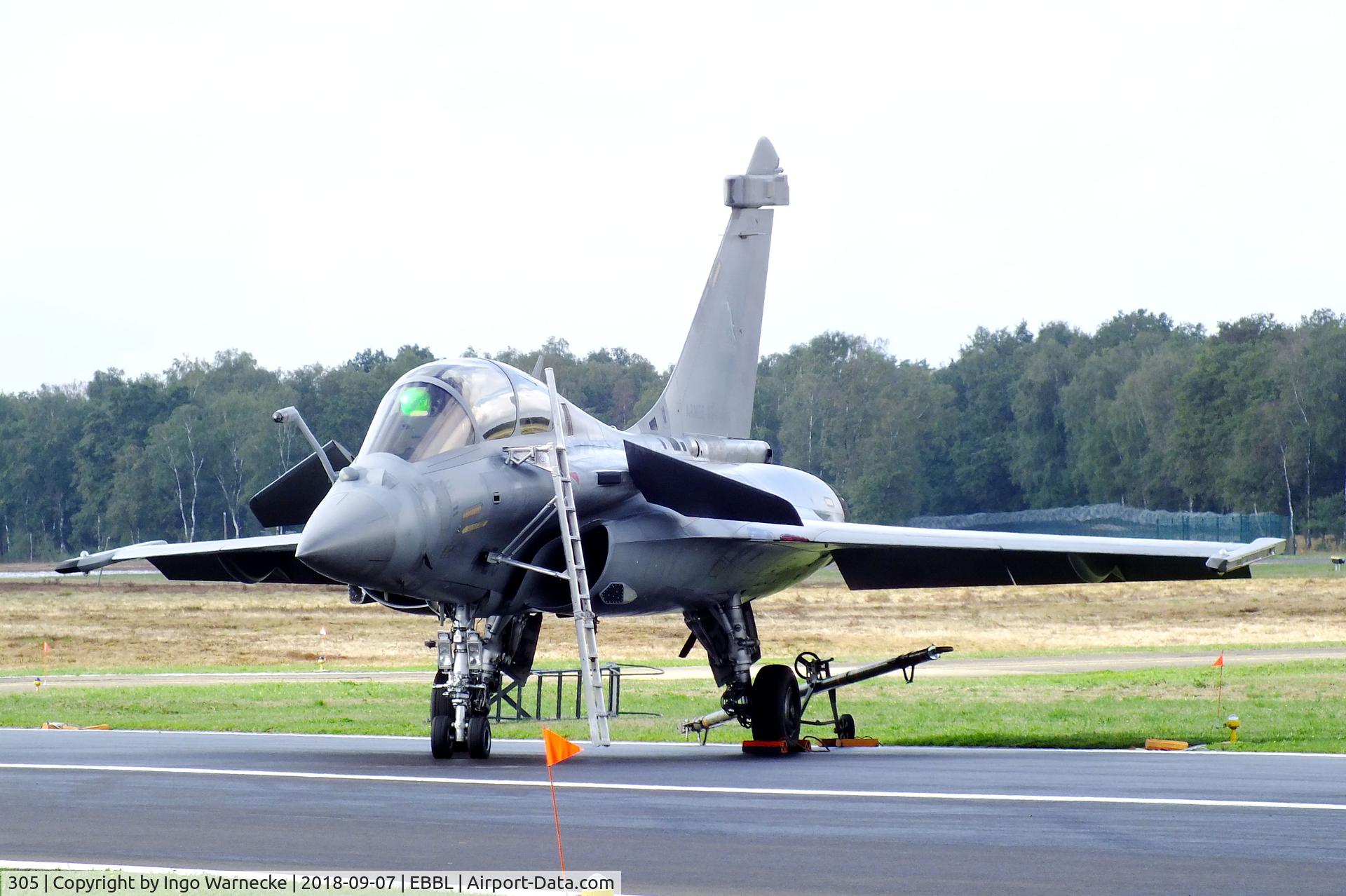 305, Dassault Rafale B C/N 305, Dassault Rafale B of the AdlA at the 2018 BAFD spotters day, Kleine Brogel airbase