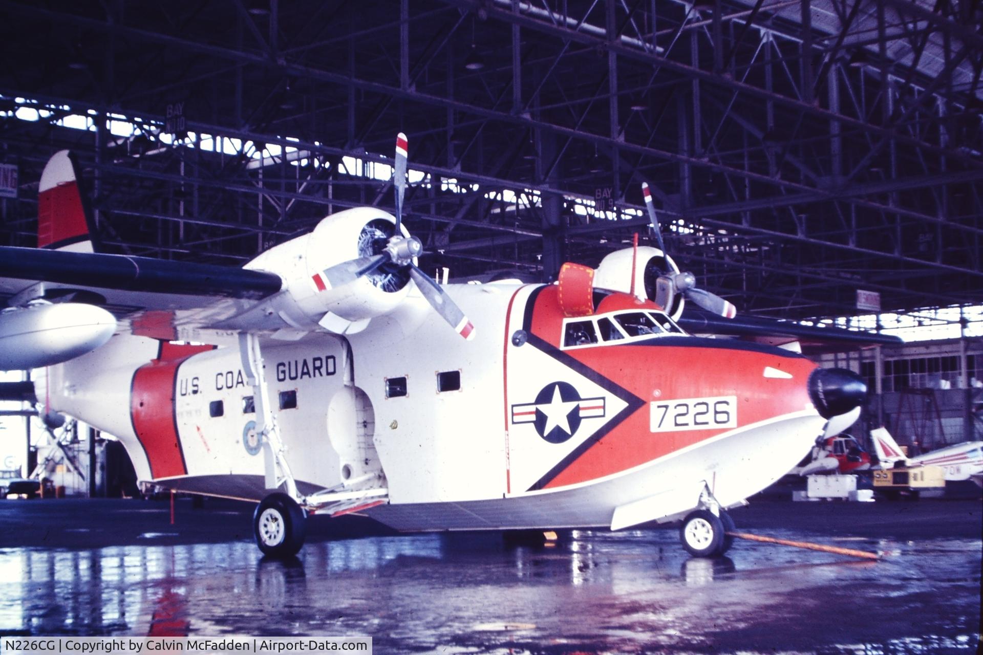 N226CG, 1953 Grumman UF-1G (HU-16B) Albatross C/N G-307, I serviced in USCG and flew on this aircraft in 1968 and 1969 when it was stationed at the Coast Guard air station Isla Grande, Puerto Rico.  McFadden, SN 357-052, AT third class.