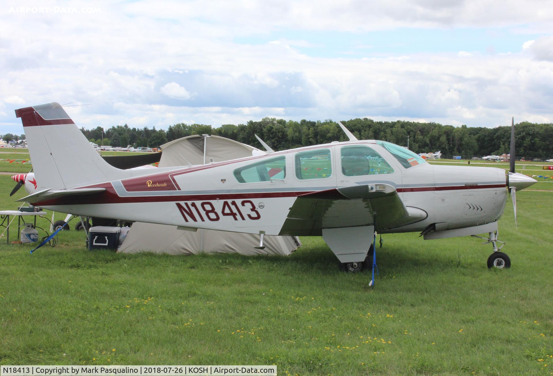 N18413, 1977 Beech F33A Bonanza C/N CE-736, Beech F33A