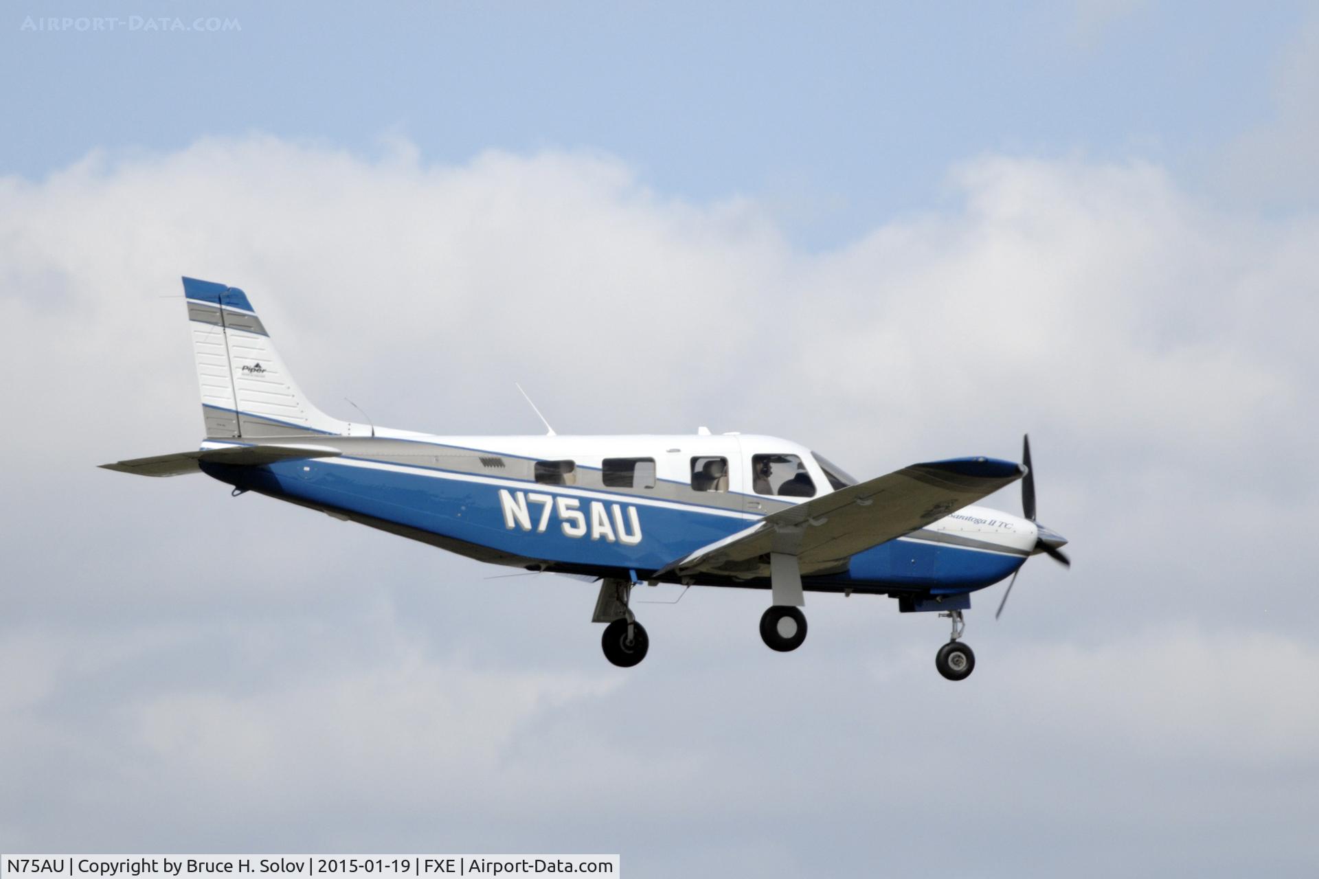 N75AU, 1999 Piper PA-32R-301T Turbo Saratoga C/N 3257079, at FXE