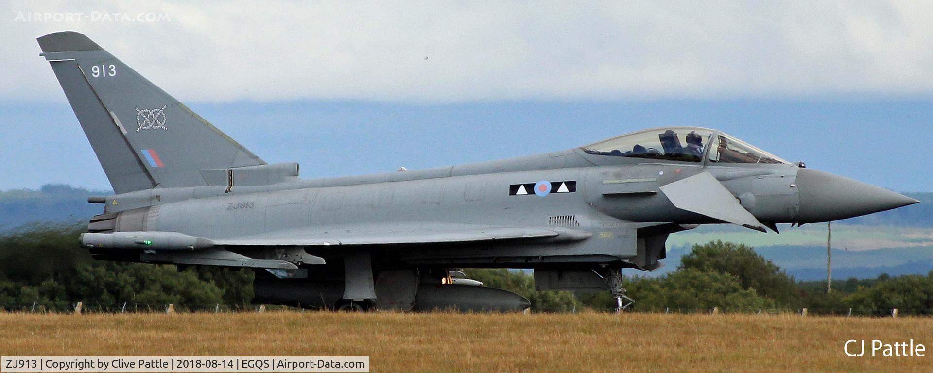 ZJ913, 2004 Eurofighter EF-2000 Typhoon FGR4 C/N 0047/BS004, Lossiemouth