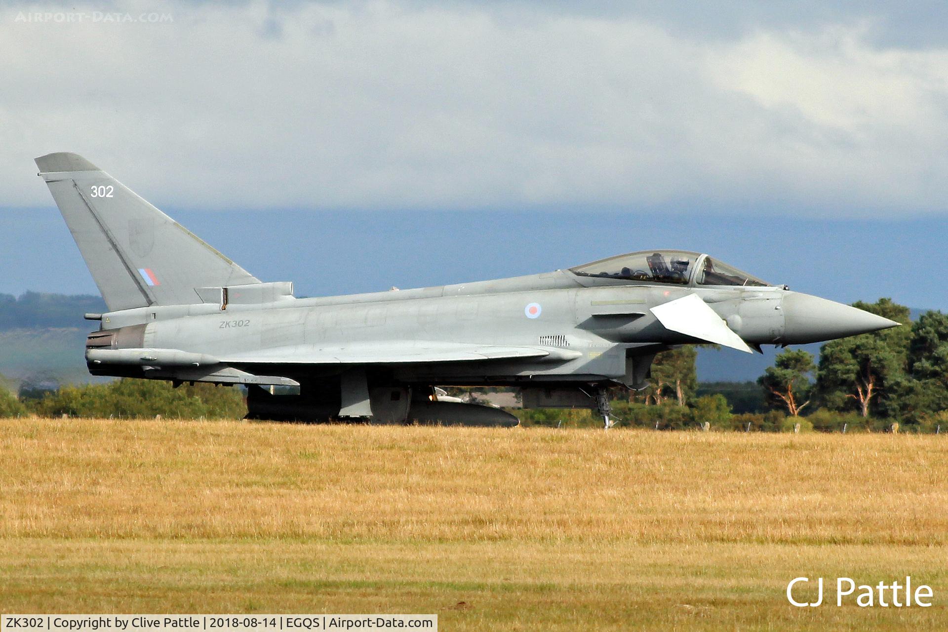 ZK302, 2009 Eurofighter EF-2000 Typhoon FGR4 C/N BS054, Lossiemouth