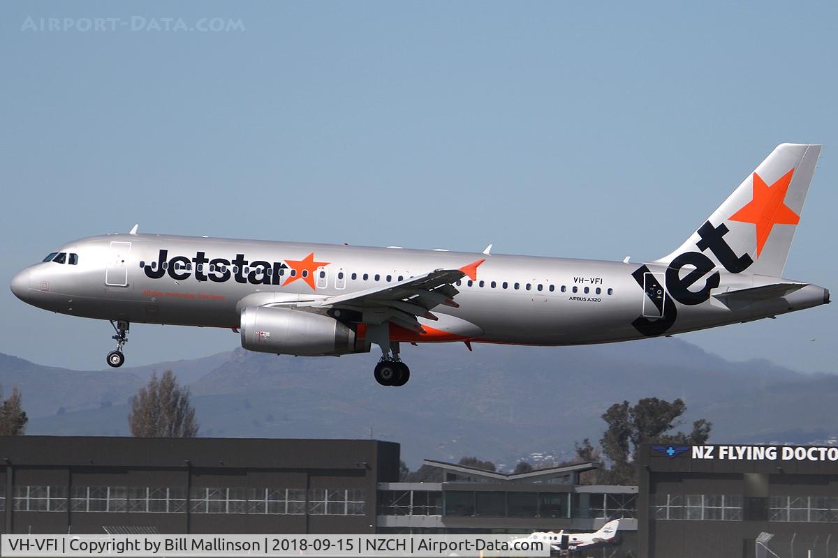 VH-VFI, 2012 Airbus A320-232 C/N 5270, JQ289 from WLG