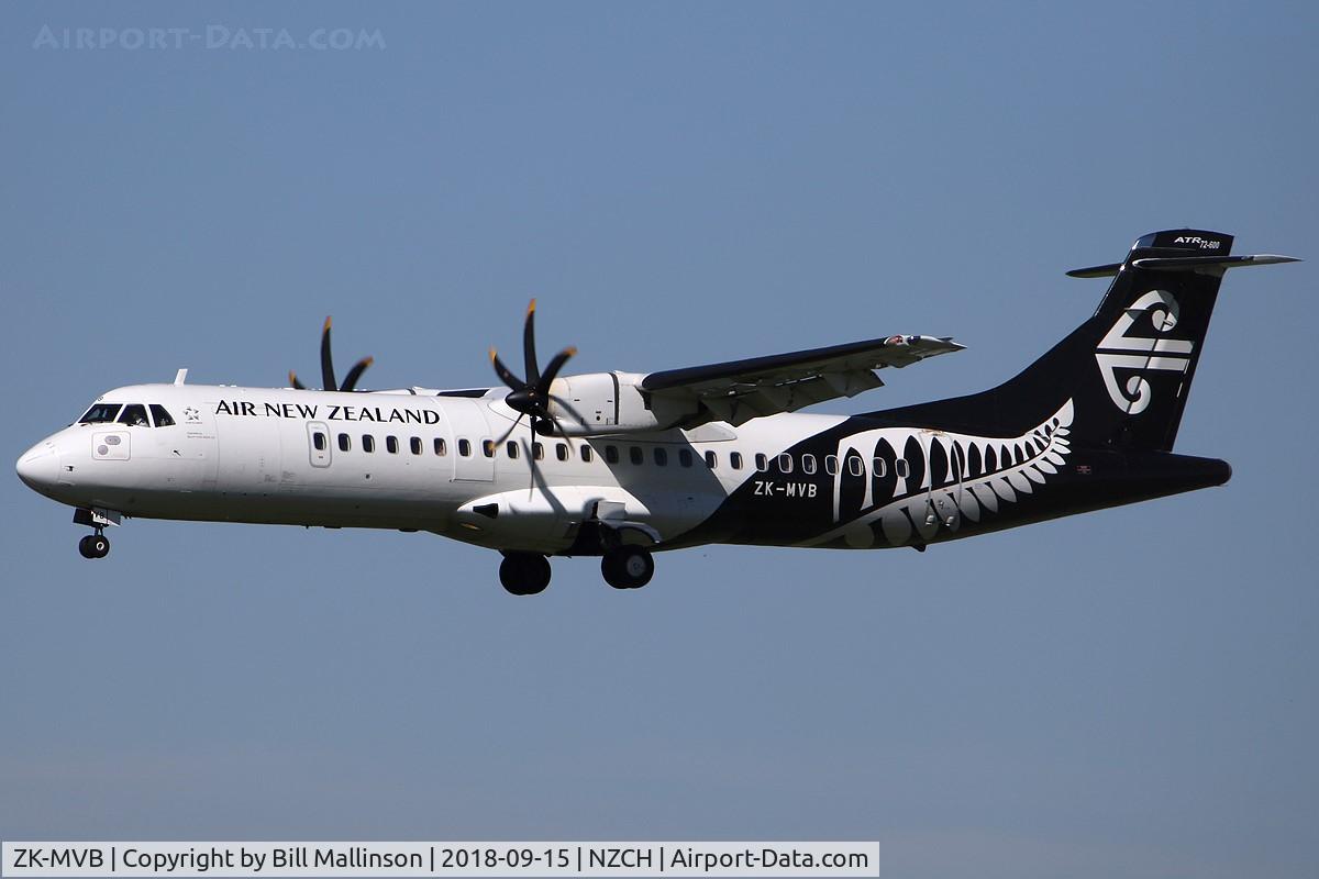 ZK-MVB, 2012 ATR 72-212A C/N 1065, NZ5773 from NPE