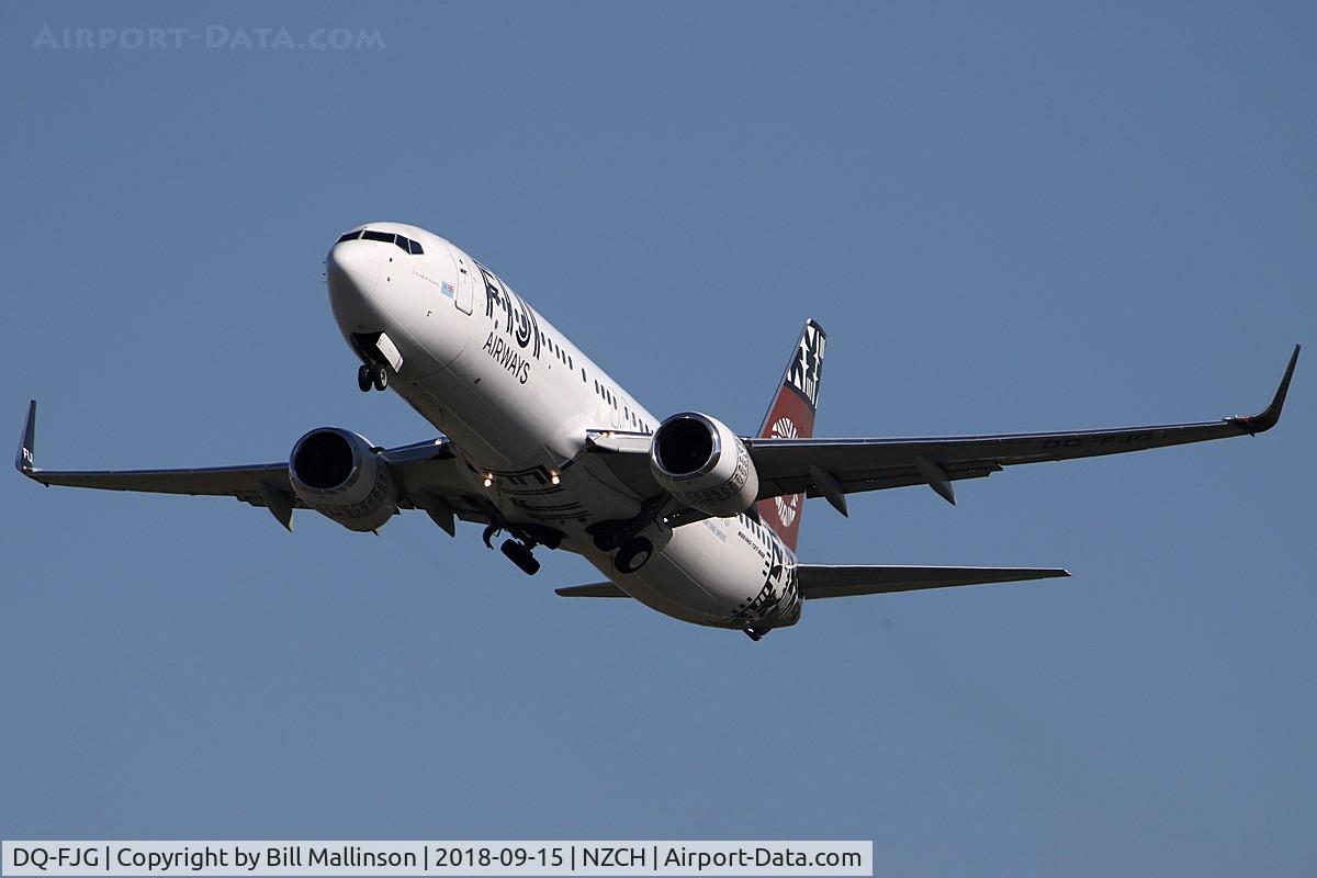 DQ-FJG, 1999 Boeing 737-8X2 C/N 29968, away to NAN as FJ450