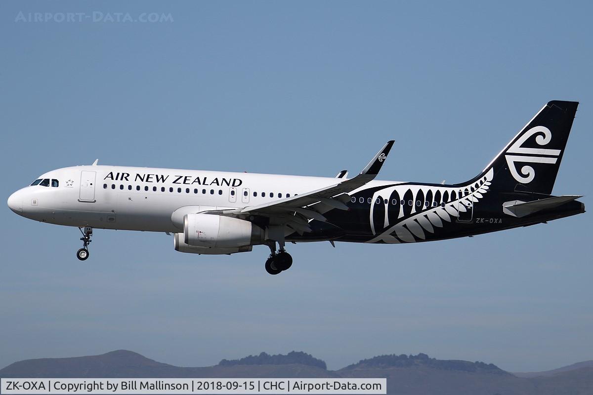 ZK-OXA, 2013 Airbus A320-232 C/N 5269, NZ535 from AKL