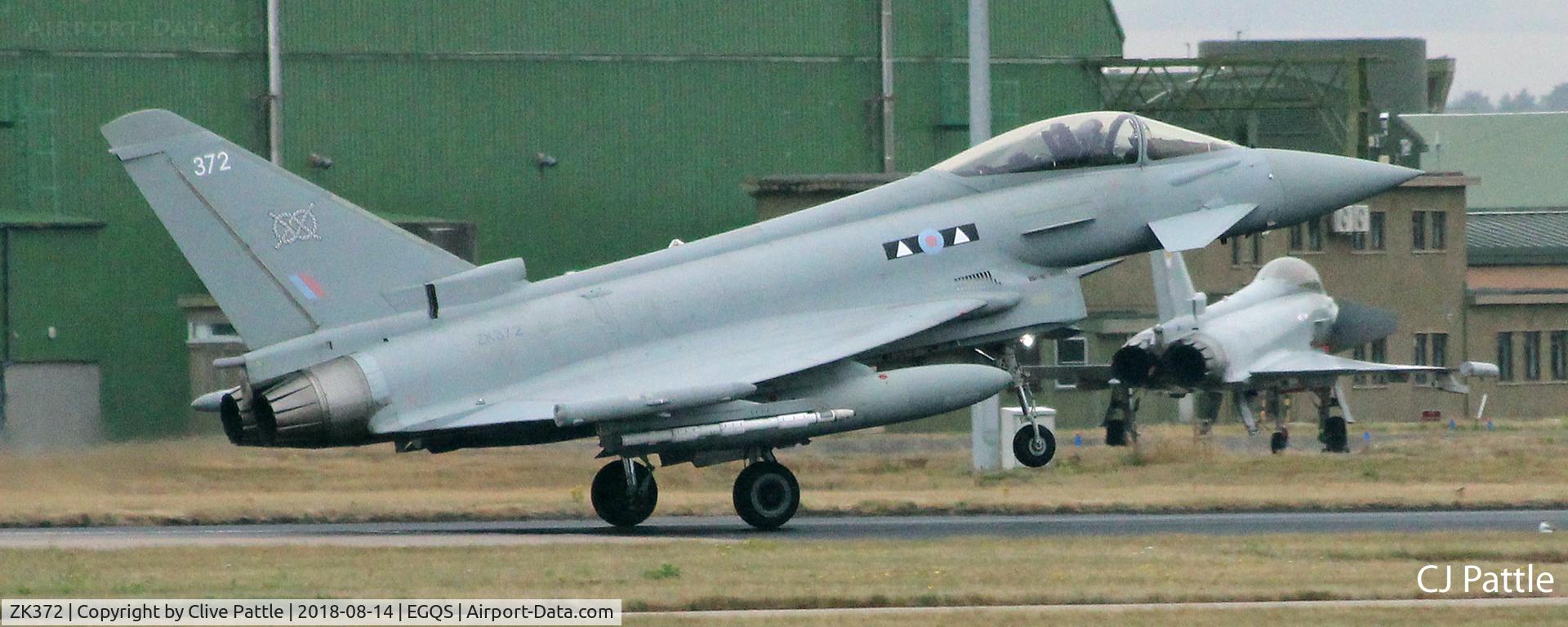 ZK372, 2016 Eurofighter EF-2000 Typhoon FGR4 C/N BS133/480, Lossiemouth Action