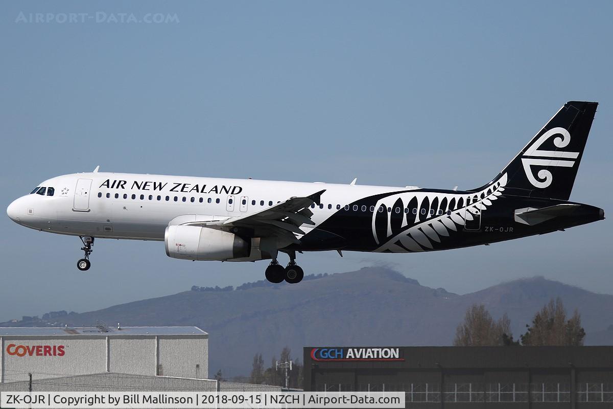 ZK-OJR, 2011 Airbus A320-232 C/N 4884, NZ646 from ZQN