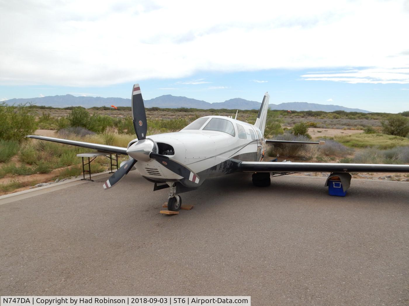 N747DA, 2008 Piper PA-46-350P Malibu Mirage C/N 4636445, Photo of aircraft shortly after accident that occurred September 1, 2018