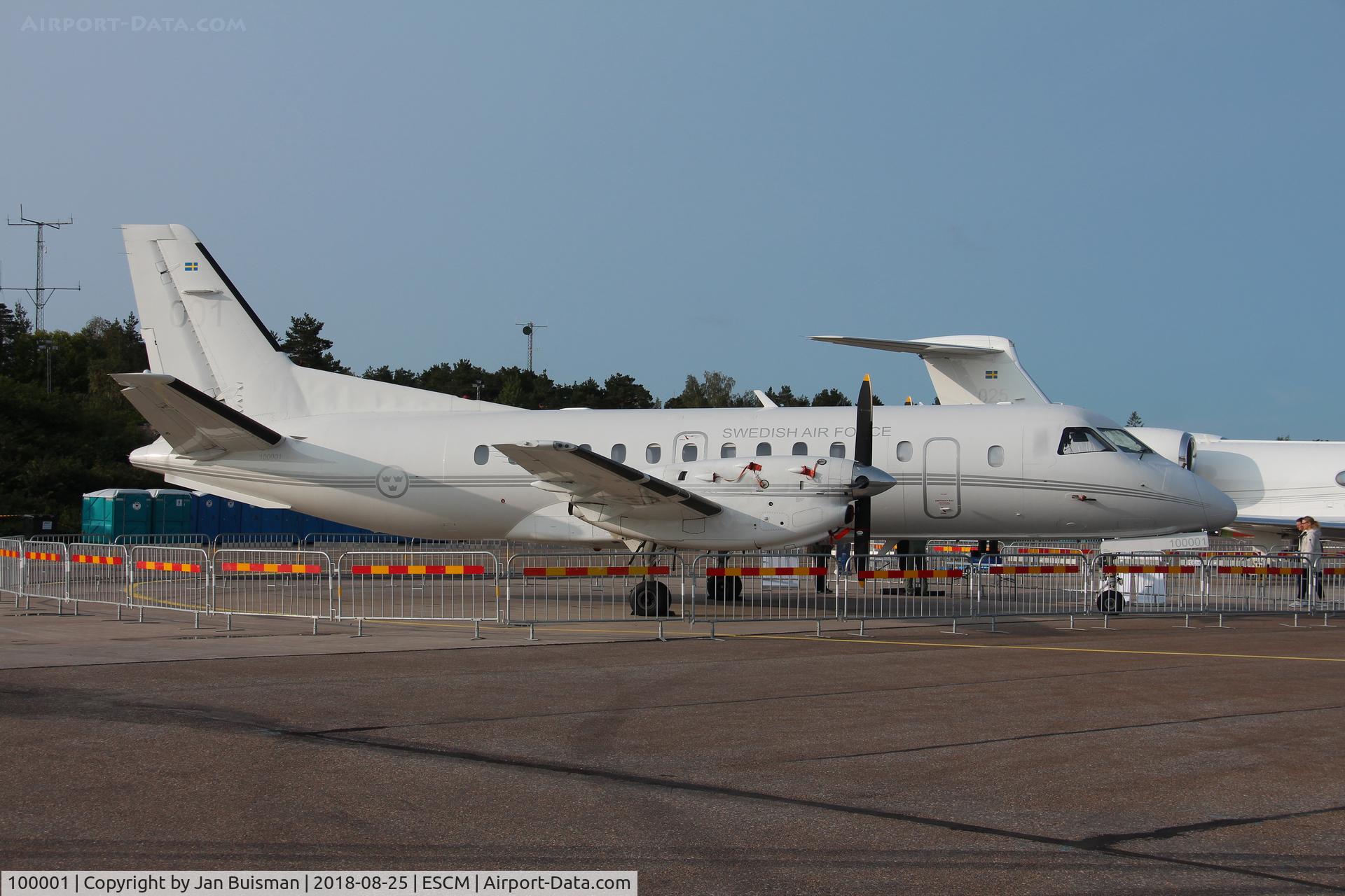 100001, 1989 Saab Tp100 (340B) C/N 340B-170, Swedish Air Force