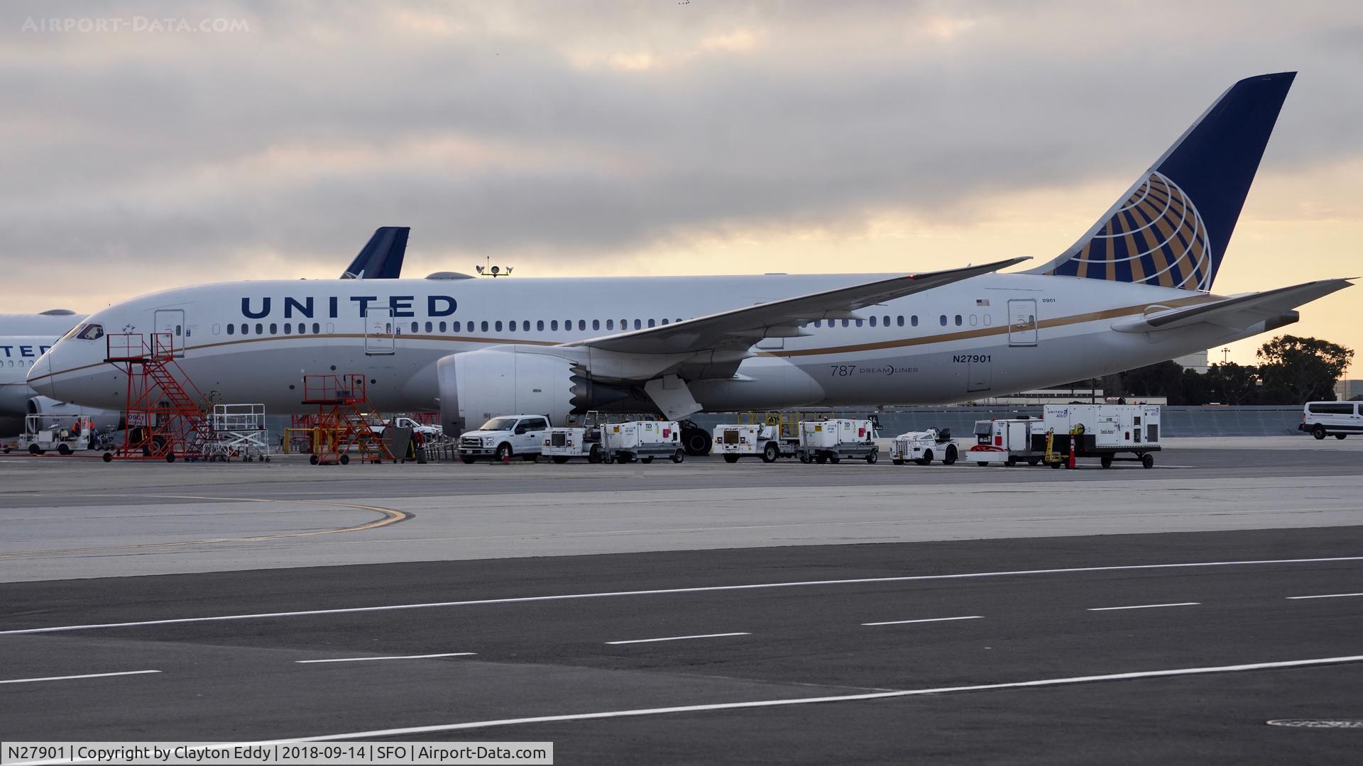 N27901, 2012 Boeing 787-8 Dreamliner C/N 34821, FSO 2018.