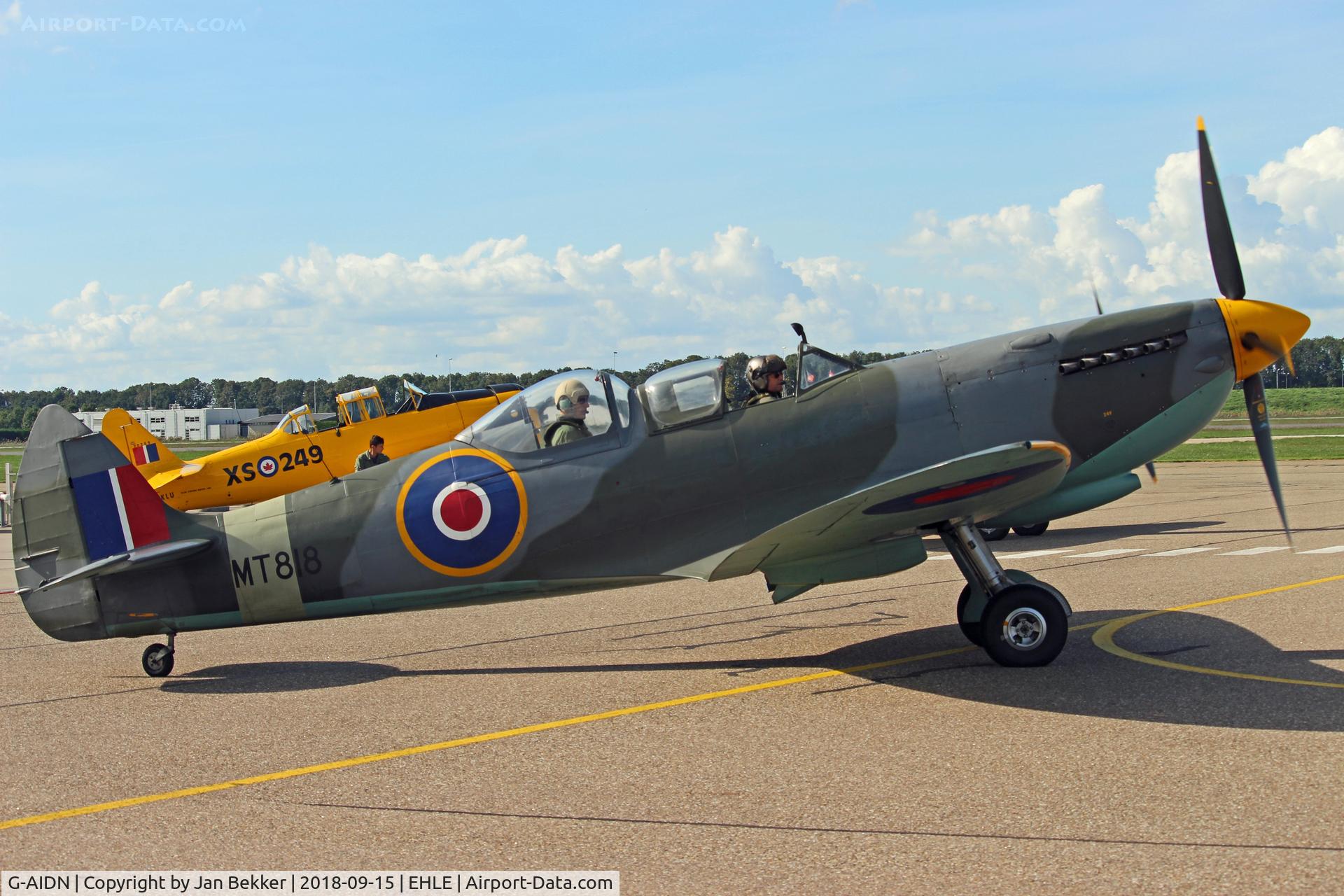 G-AIDN, 1944 Supermarine 502 Spitfire TR.8 (LF.VIIIc) C/N 6S/729058, Lelystad Airport