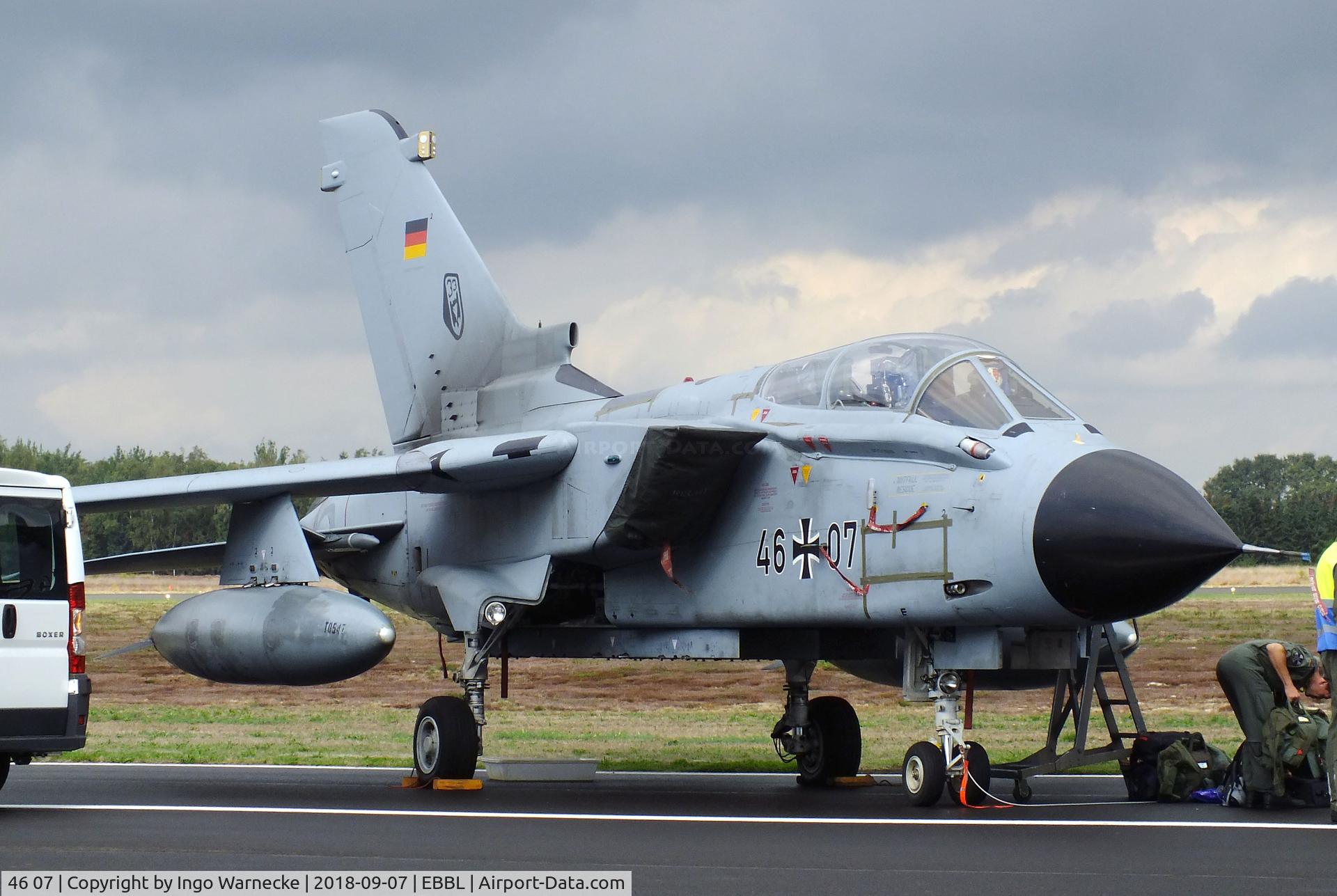 46 07, Panavia Tornado IDS(T) C/N 759/GT065/4307, Panavia Tornado IDS of the Luftwaffe (German Air Force) at the 2018 BAFD spotters day, Kleine Brogel airbase