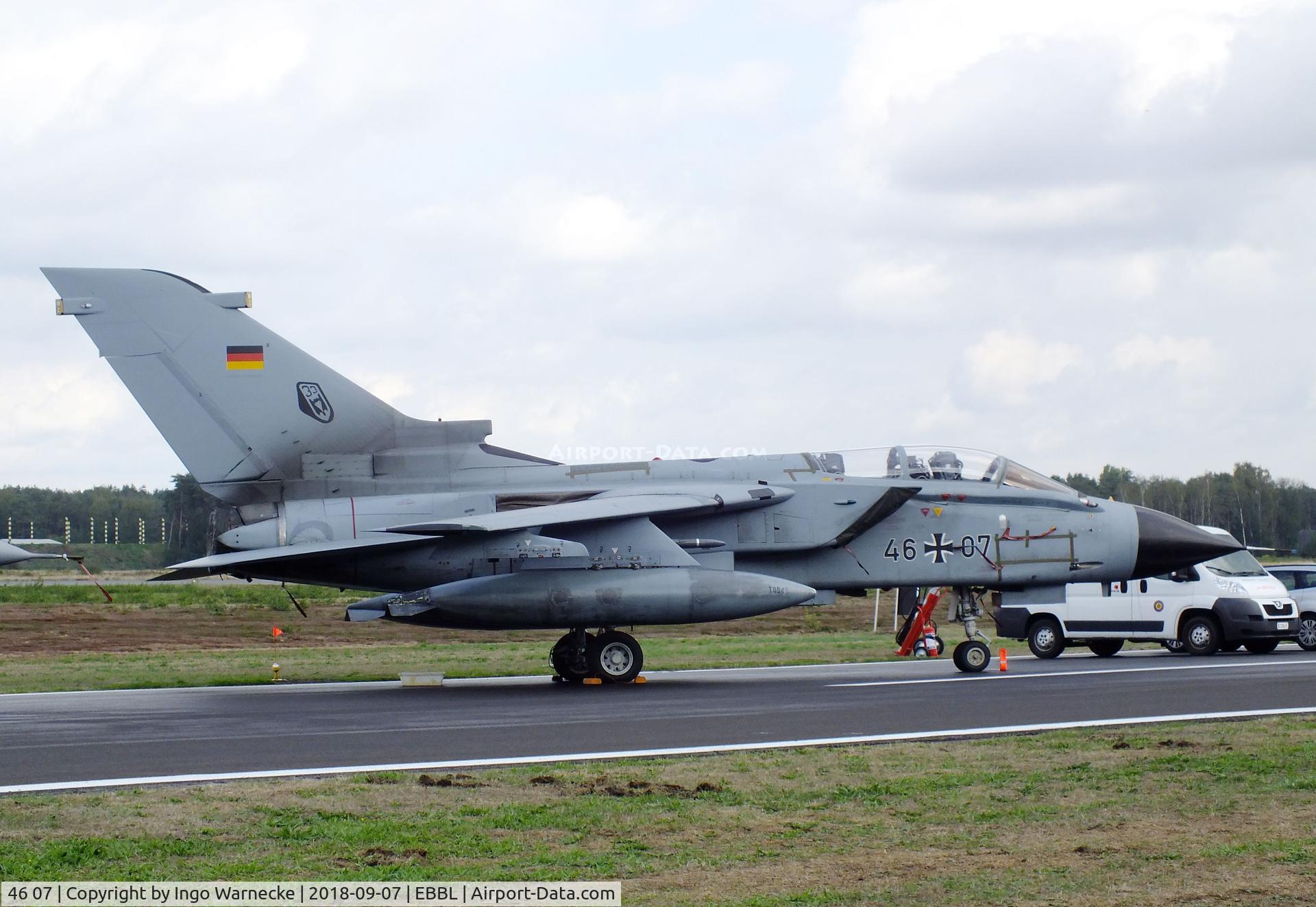 46 07, Panavia Tornado IDS(T) C/N 759/GT065/4307, Panavia Tornado IDS of the Luftwaffe (German Air Force) at the 2018 BAFD spotters day, Kleine Brogel airbase