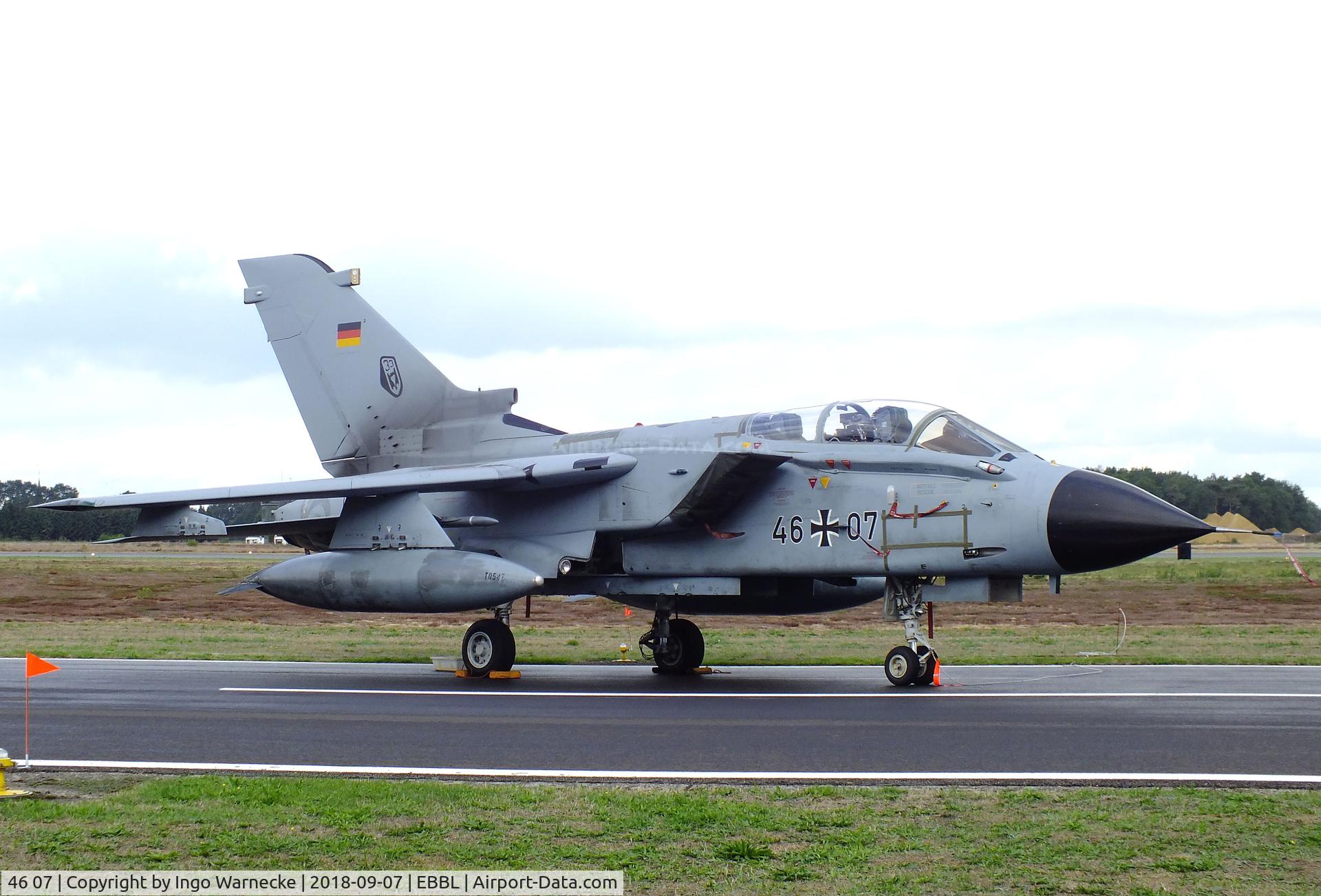 46 07, Panavia Tornado IDS(T) C/N 759/GT065/4307, Panavia Tornado IDS of the Luftwaffe (German Air Force) at the 2018 BAFD spotters day, Kleine Brogel airbase