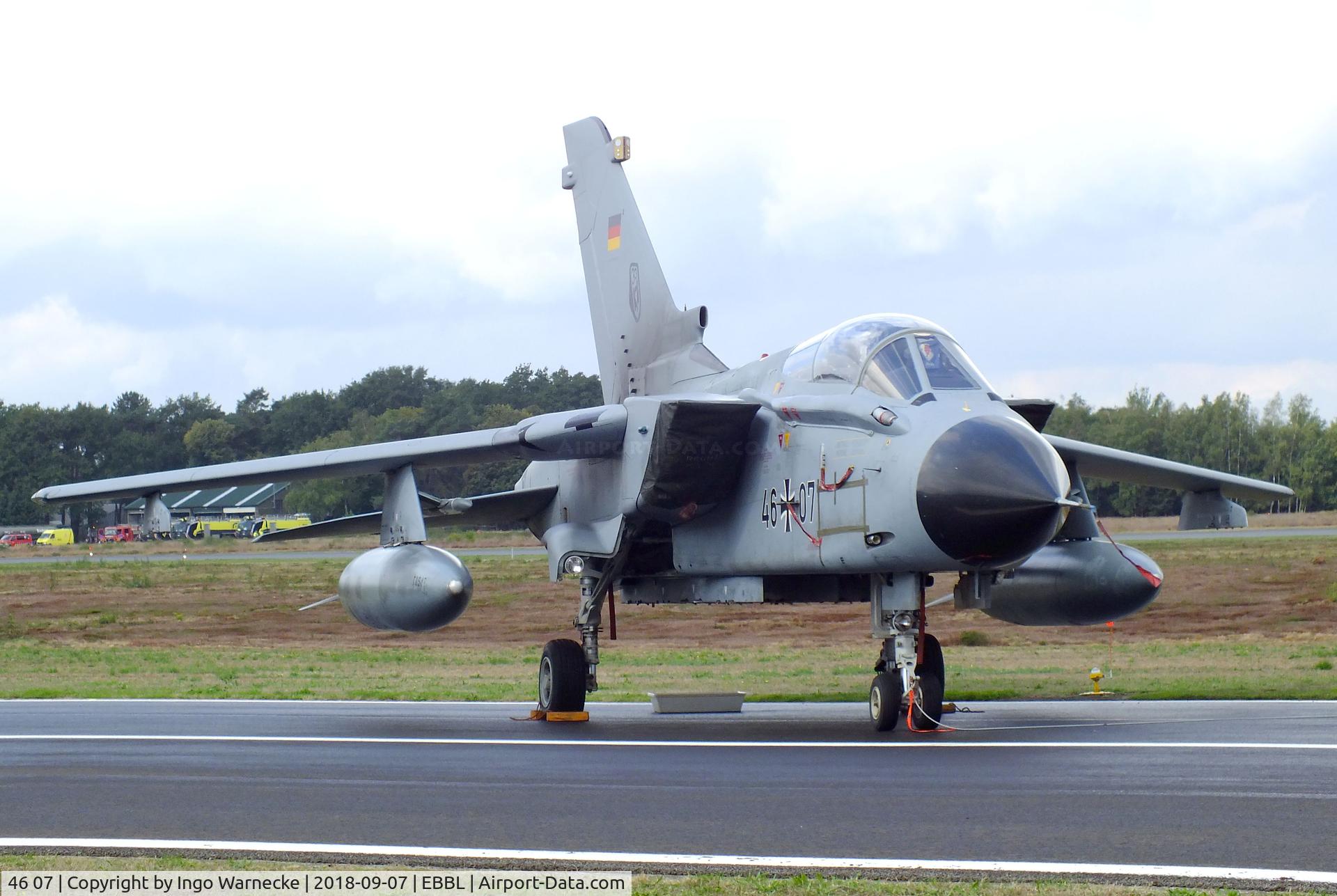 46 07, Panavia Tornado IDS(T) C/N 759/GT065/4307, Panavia Tornado IDS of the Luftwaffe (German Air Force) at the 2018 BAFD spotters day, Kleine Brogel airbase
