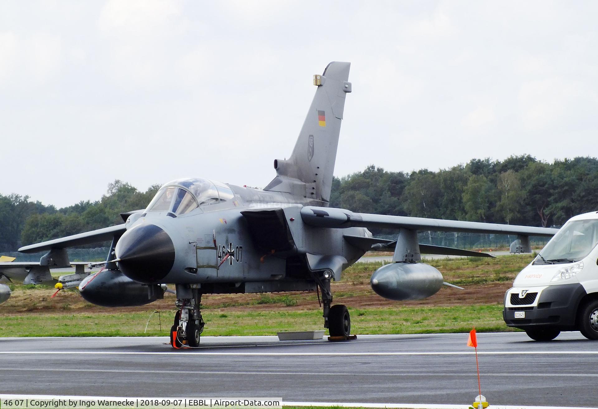 46 07, Panavia Tornado IDS(T) C/N 759/GT065/4307, Panavia Tornado IDS of the Luftwaffe (German Air Force) at the 2018 BAFD spotters day, Kleine Brogel airbase