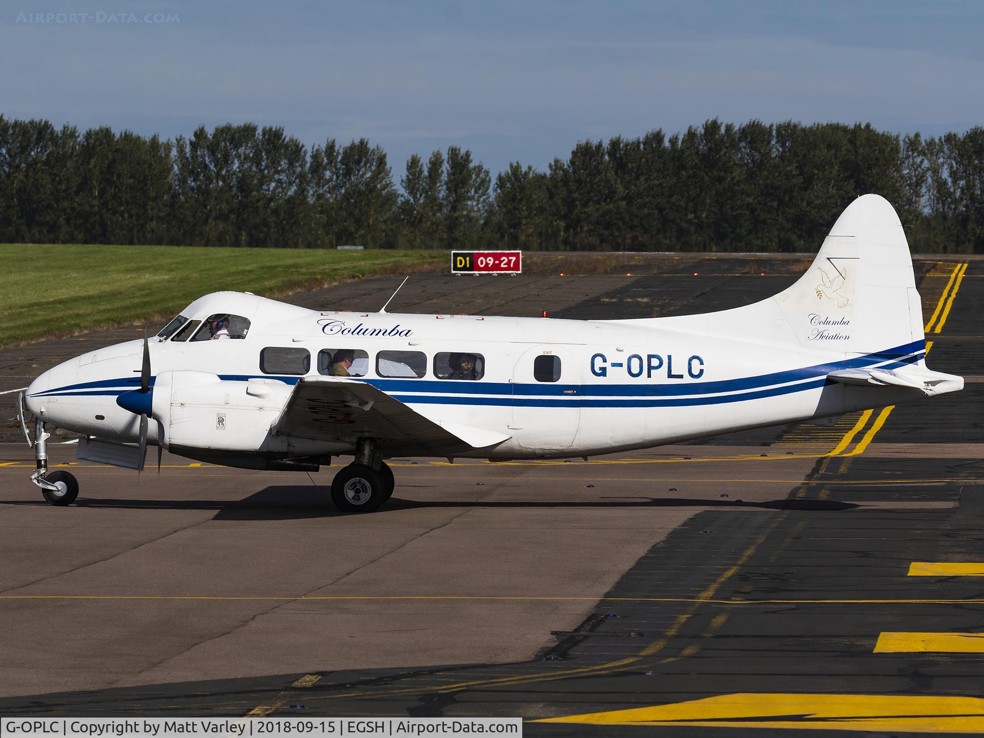 G-OPLC, 1948 De Havilland DH-104 Dove 8 C/N 04212, A nice expected return visitor :) :)