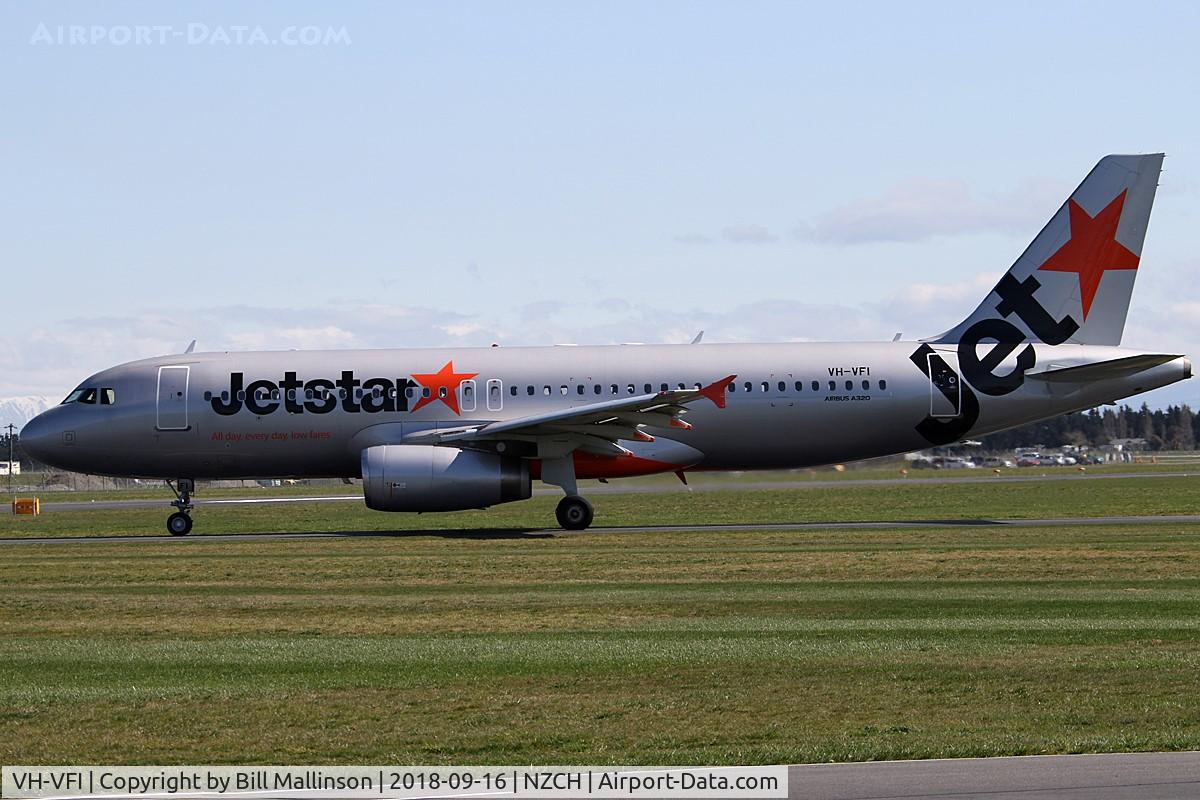 VH-VFI, 2012 Airbus A320-232 C/N 5270, JQ234 to AKL