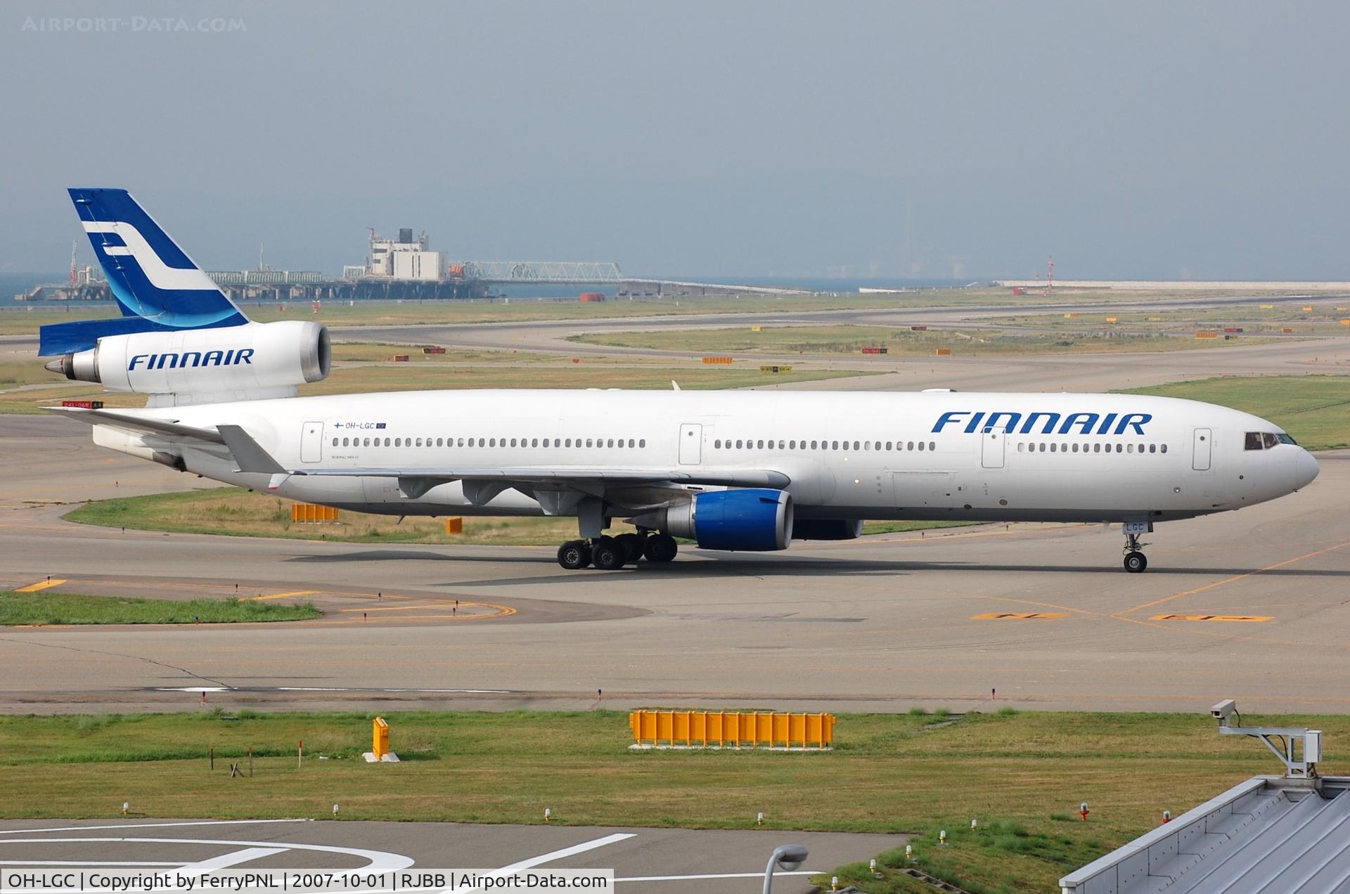 OH-LGC, 1992 McDonnell Douglas MD-11 C/N 48512, Finnair arrived in KIX