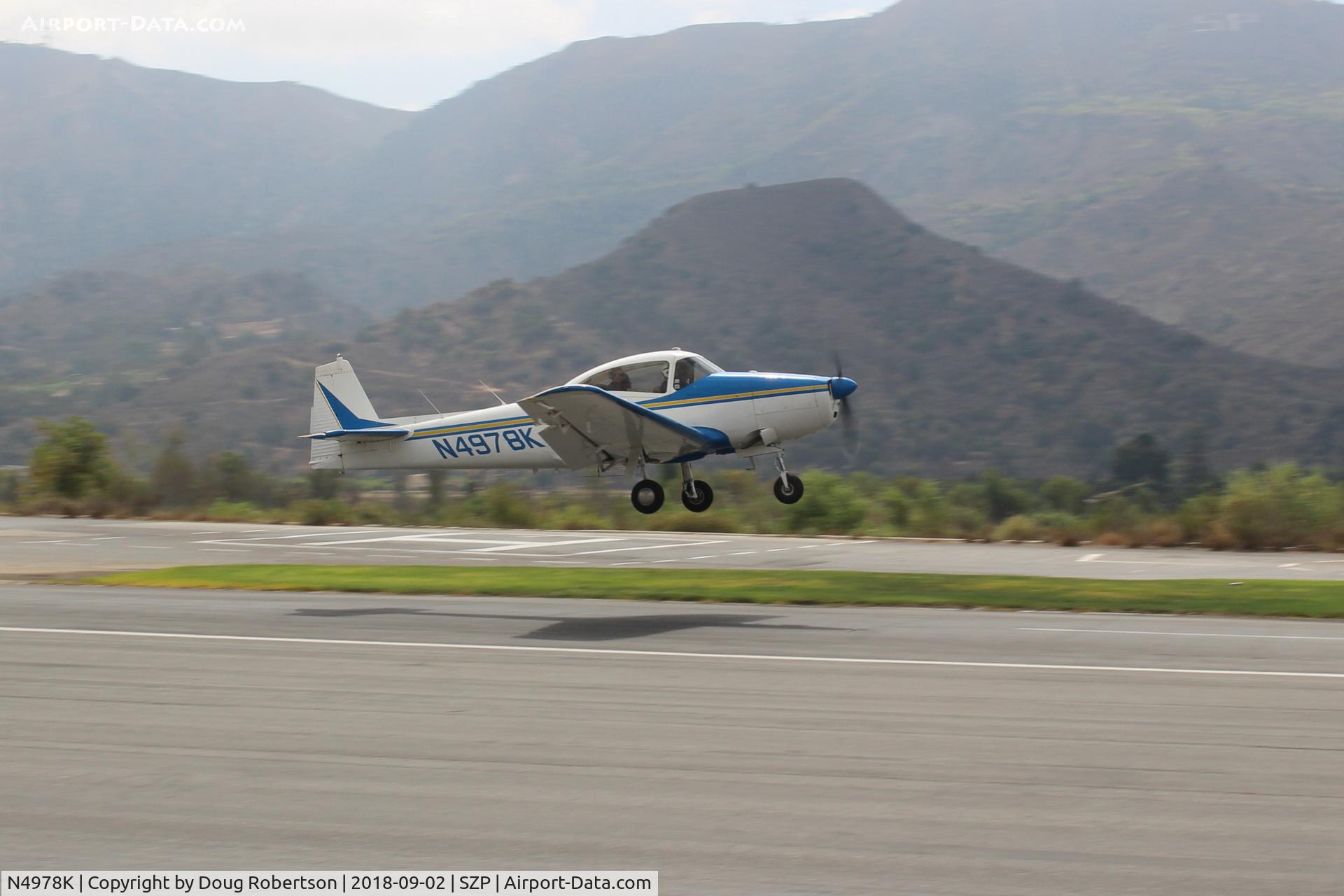 N4978K, 1949 Ryan Navion A C/N NAV-4-1978, 1949 Ryan NAVION A, upgrade to 1951 NAVION SUPER 260, Continental GO-435-C2 260 Hp, landing Rwy 22